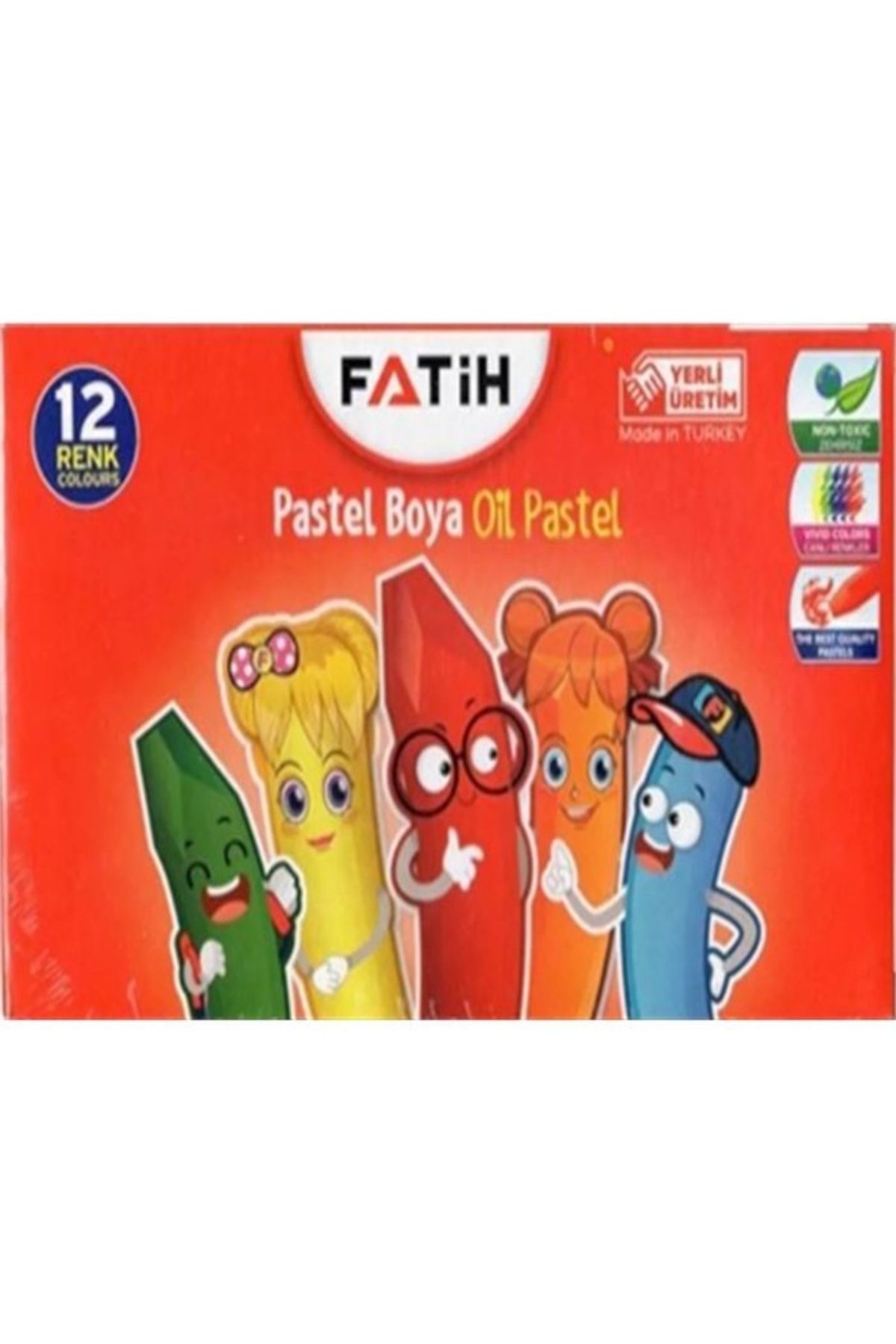Fatih 12 Renk Pastel Boya