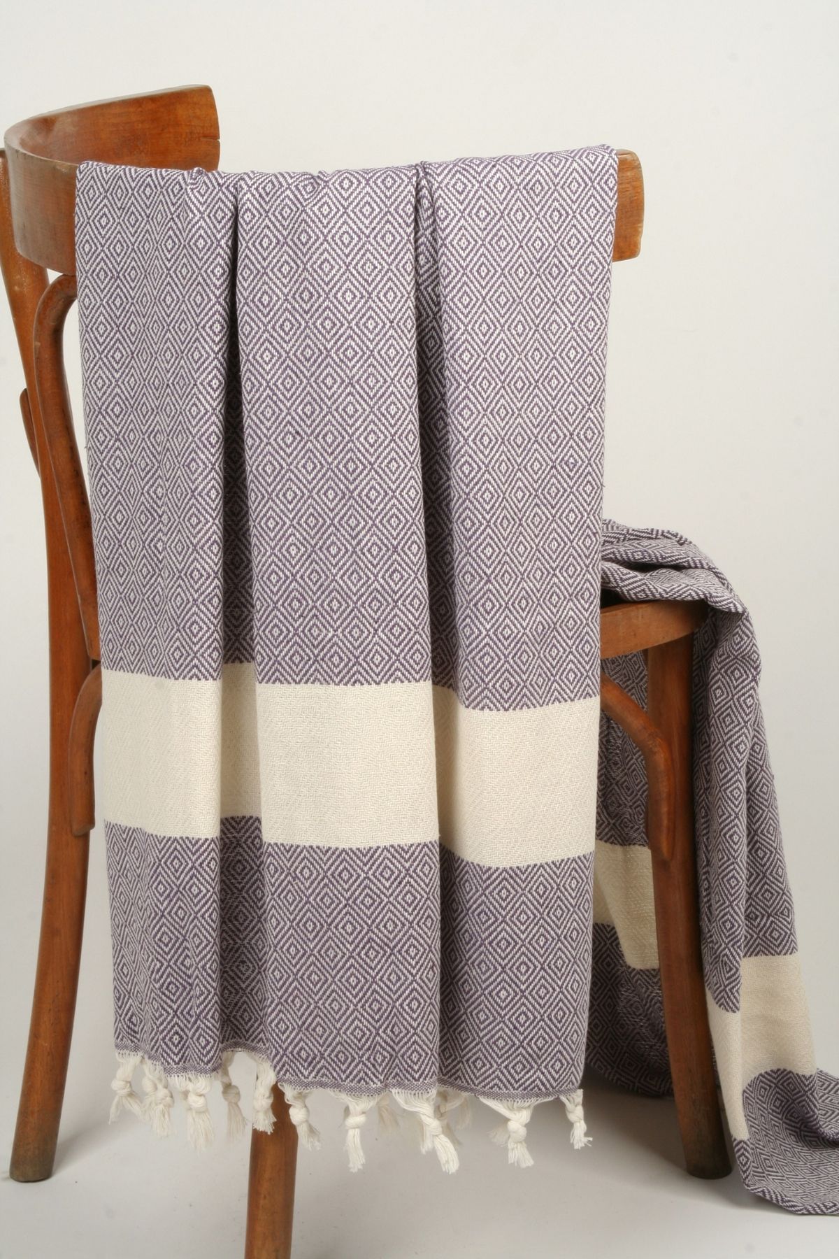 İKBAL TEXTILE Tiera Dokuma Plaj Havlusu/Peştemal (%100 Pamuk)