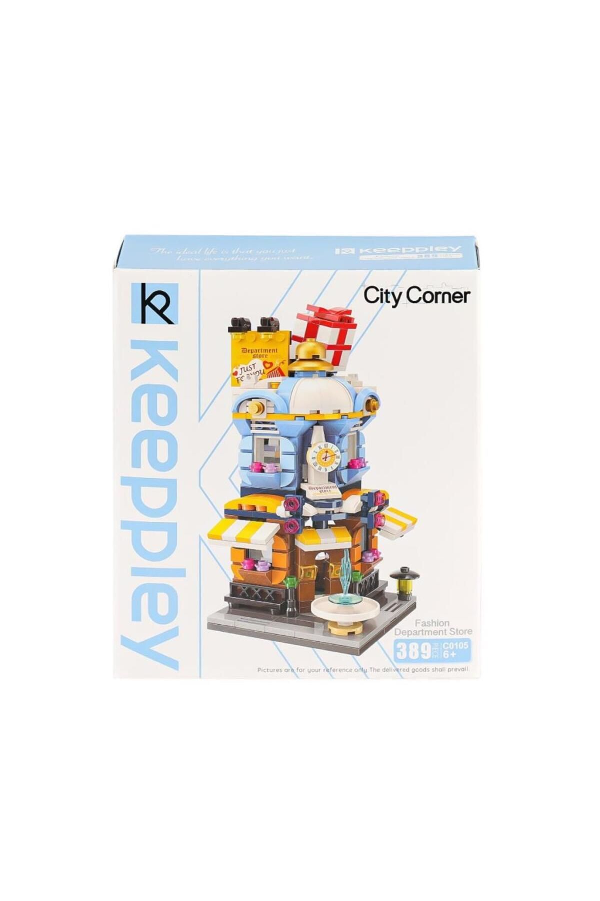 AYLİNA KP0105 Keeppley City Corner Department Store Blok Seti 389 Parça
