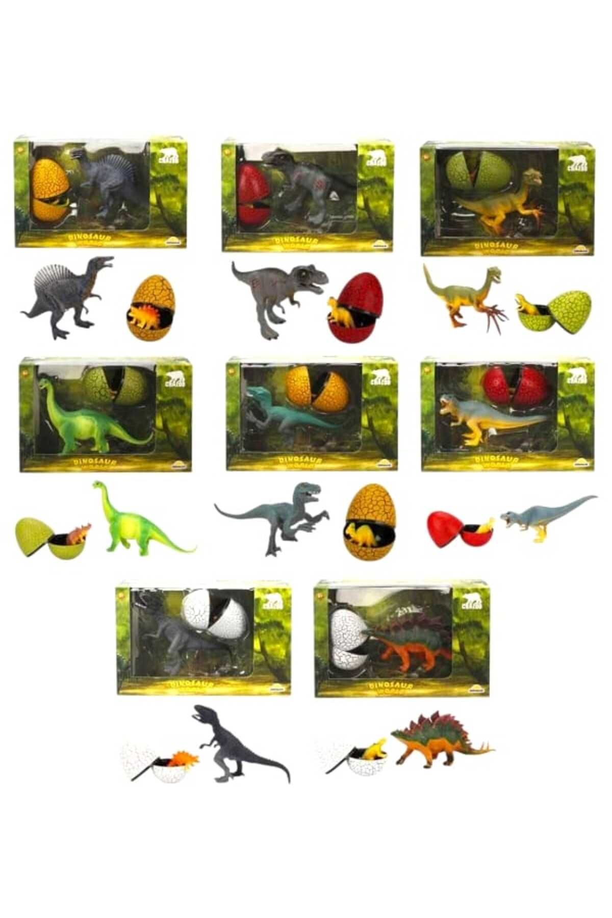 Oyunsal Dinozor ve Yumurta içinde Dinozor Yavrusu Dinazor Ailesi - 1 Paket
