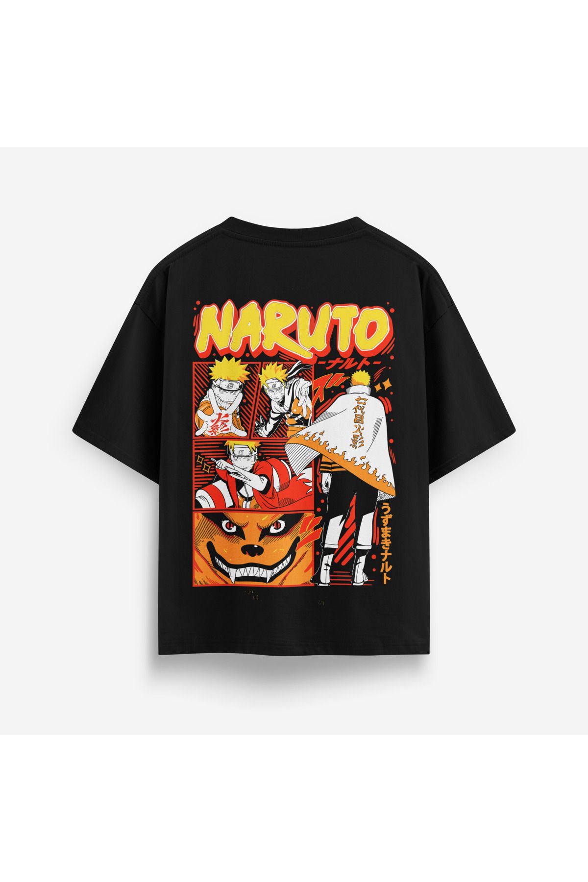 Street301 Unisex Naruto Baskılı Oversize T-Shirt