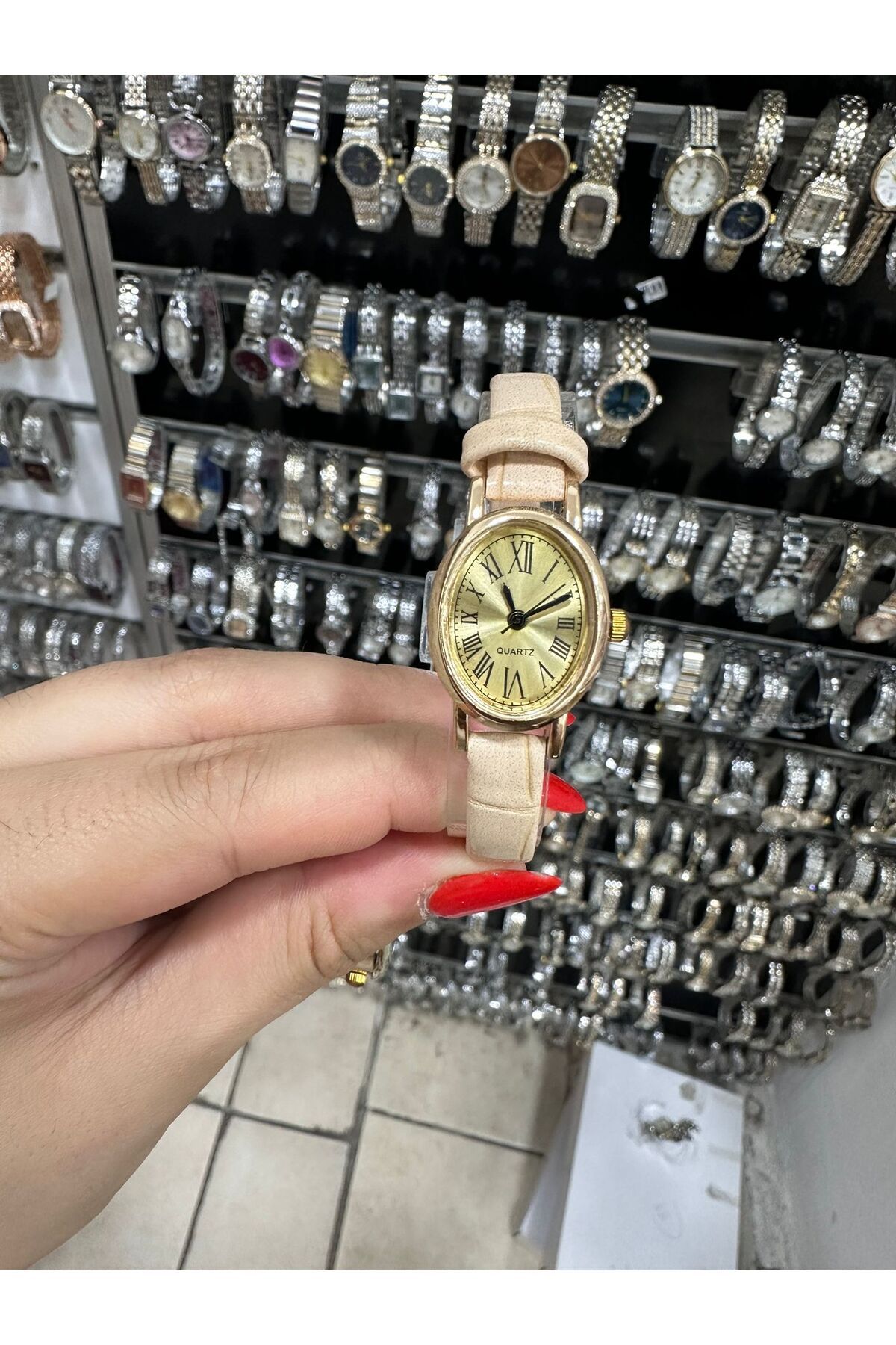 Makromebaby Kadın Minimal deri saat