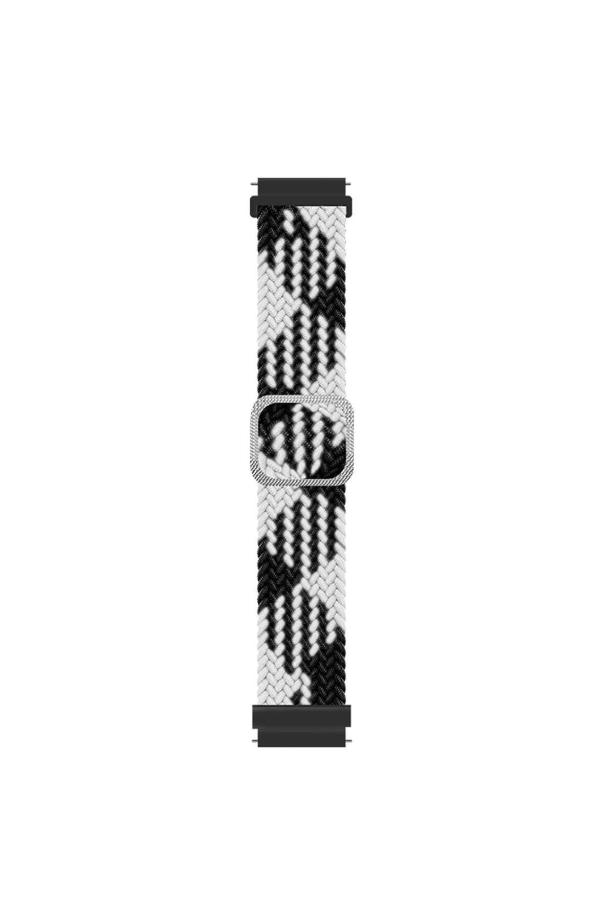 Dmay Haylou LS02 / Rs4 / Rs4 Plus Uyumlu Ayarlanır Tokalı Kordon 20MM