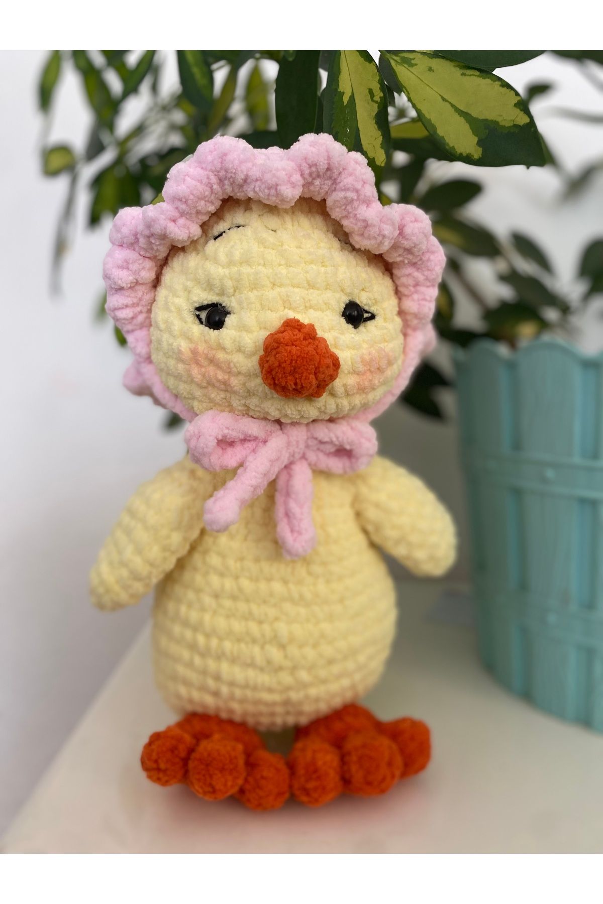 ÖRGÜCÜ DESİGN Amigurumi Ördek kadife örgü ördek oyuncak