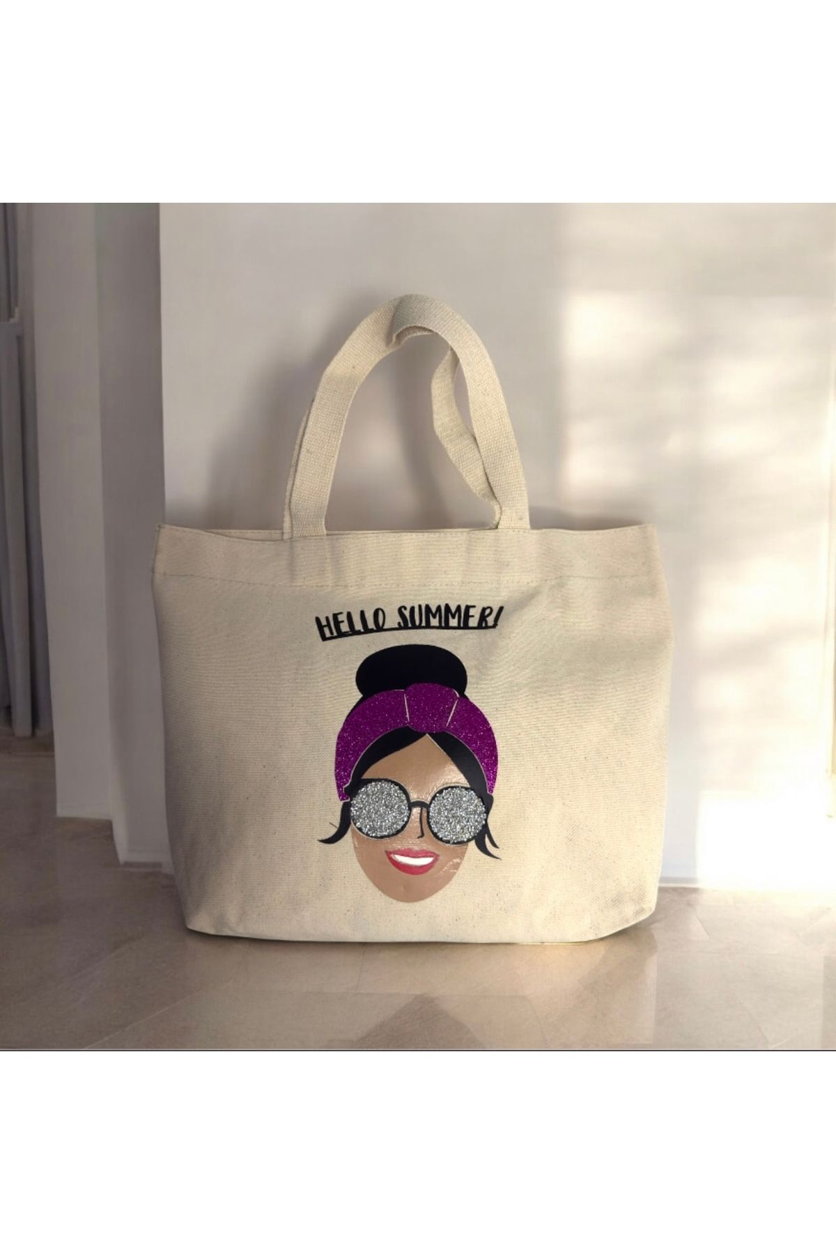 PIRILTISHOP hello summer desenli çanta