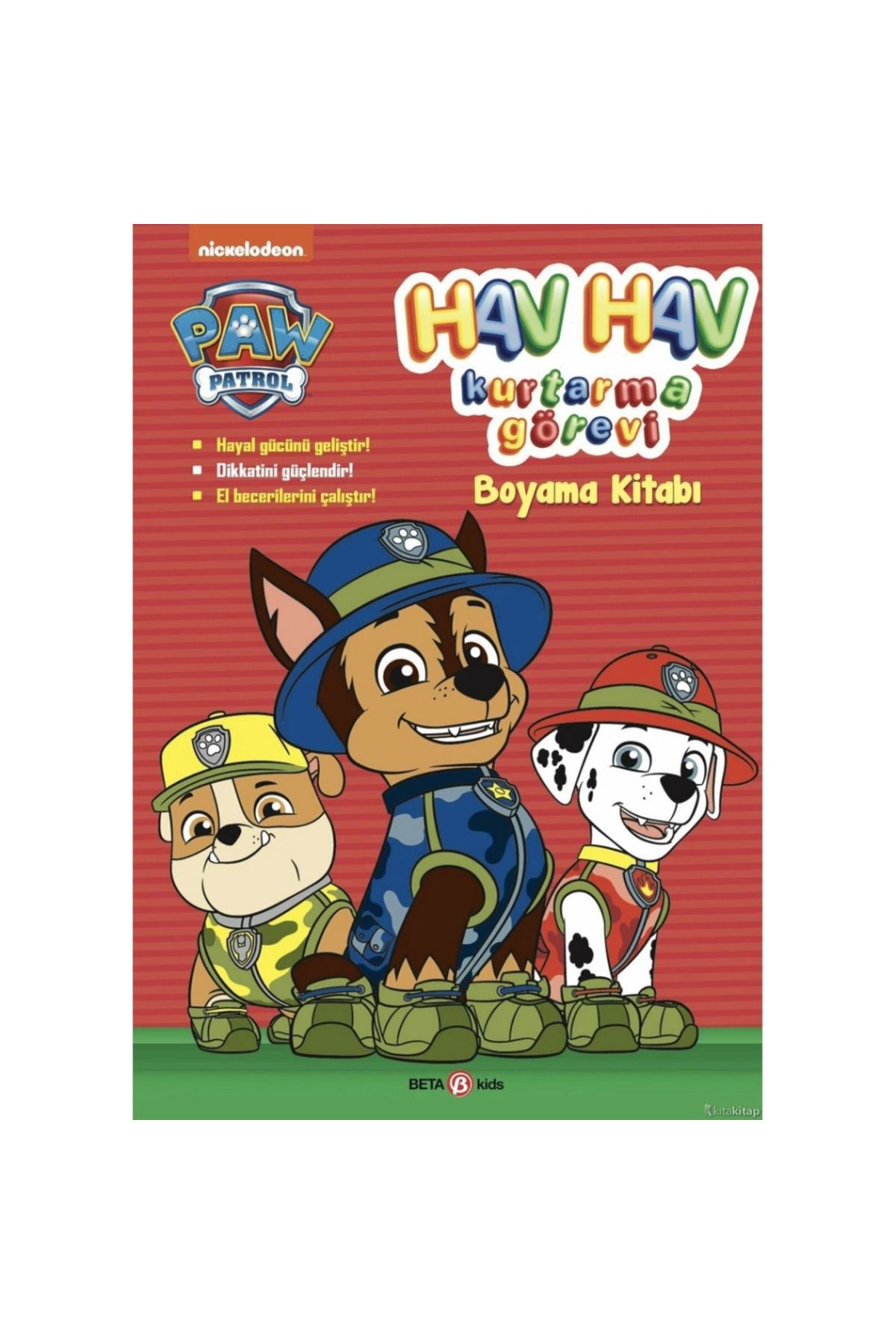 NW NessiWorld Nessiworld Paw Patrol Hav Hav Kurtarma Görevi Boyama Kitabı