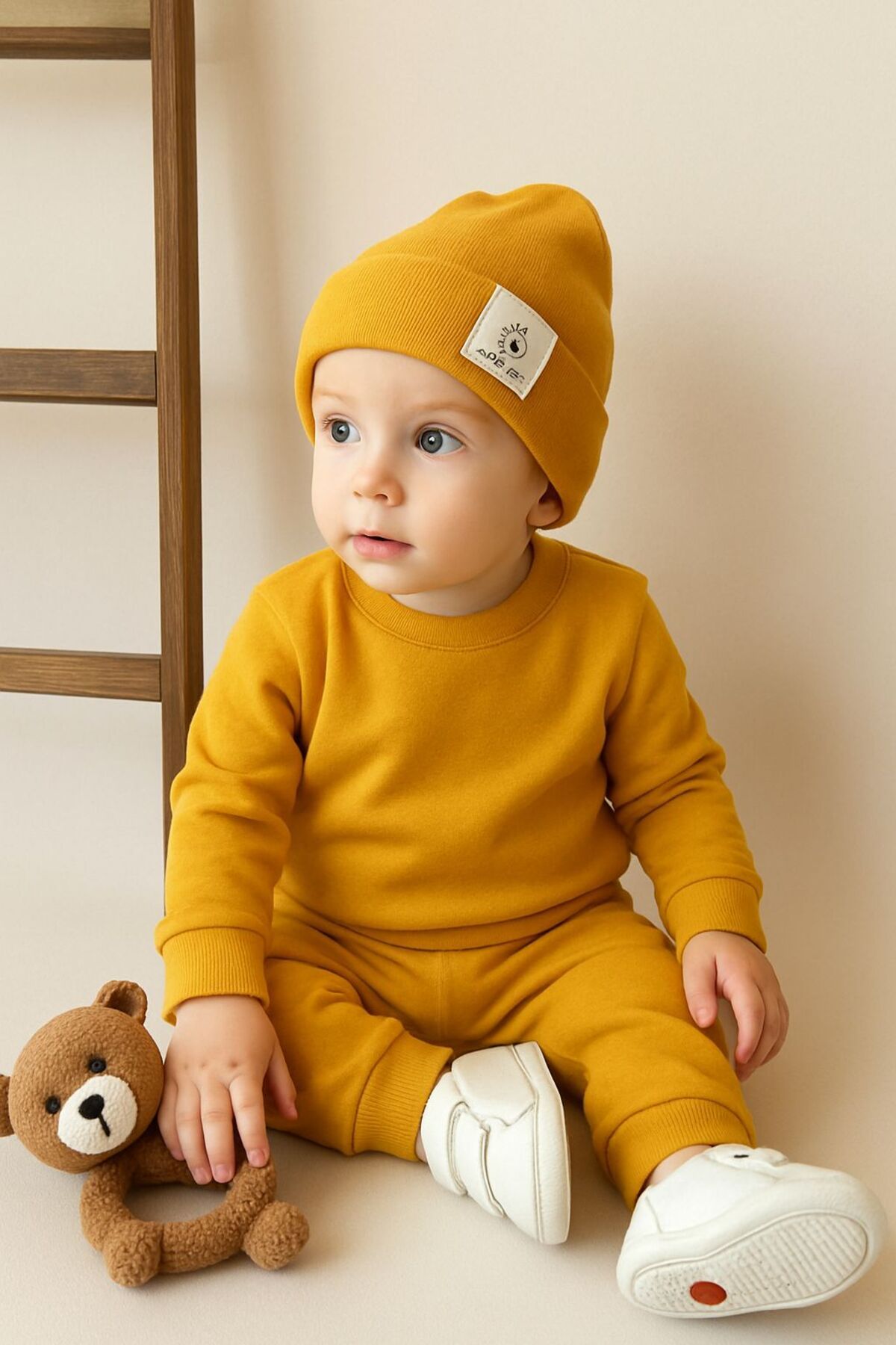 Bulut Baby Pamuk Bereli Bebek 3'lü Takım