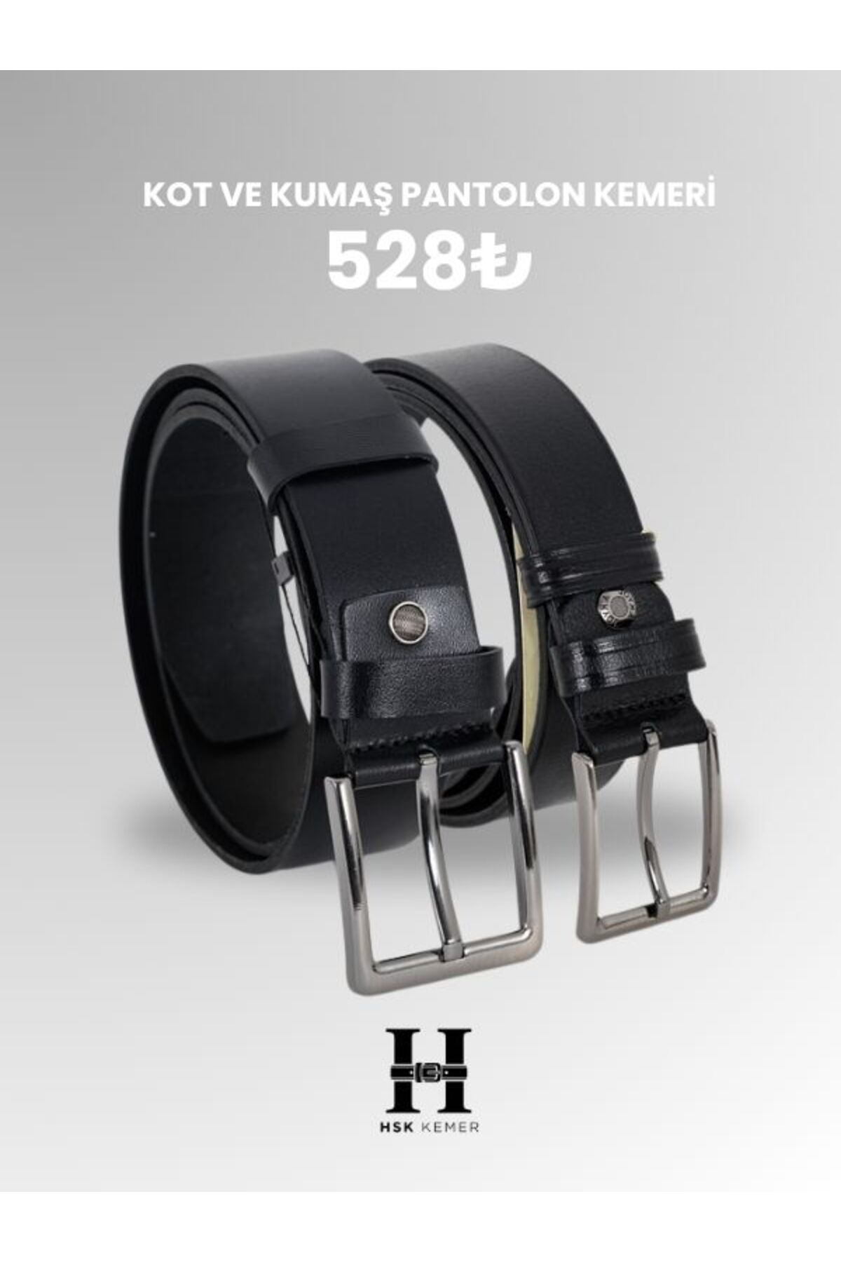HSKBelt FormBelt + DenimLine Hakiki Deri Kemerler Kot Ve Kumaş Pantolonlarınız İçin İki Ürün Bir Arada