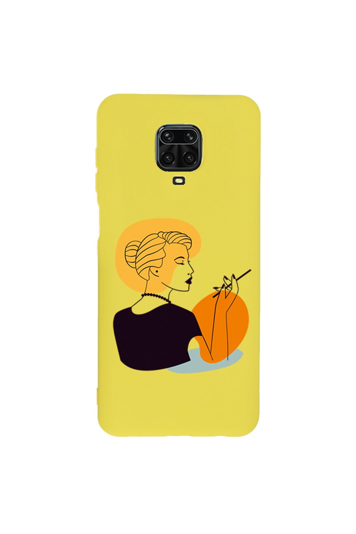 Royaleks Xiaomi Redmi Note 9 Pro Lansman Kılıf - Art Woman 2