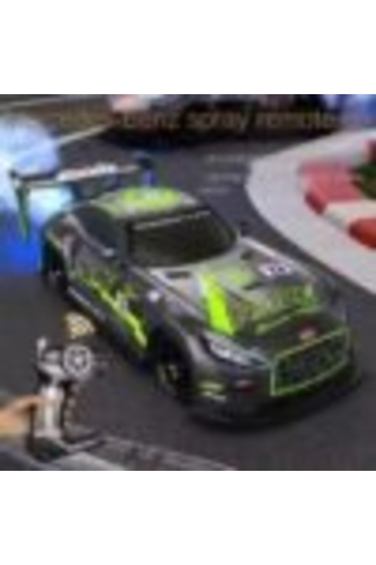 OEM-Remote control car with flashing lights, water spray, drift, racing vehicle for children, Green 6