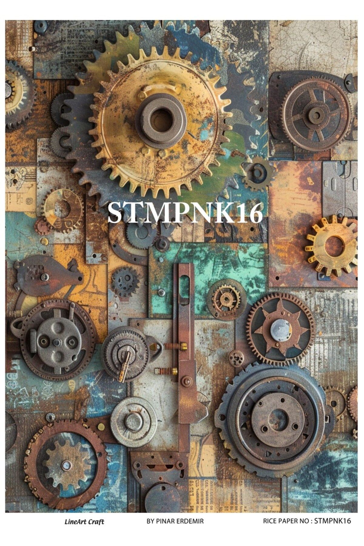 LİNEART Lineart Pirinç Dekopaj Kağıdı STMPNK16 29x42cm