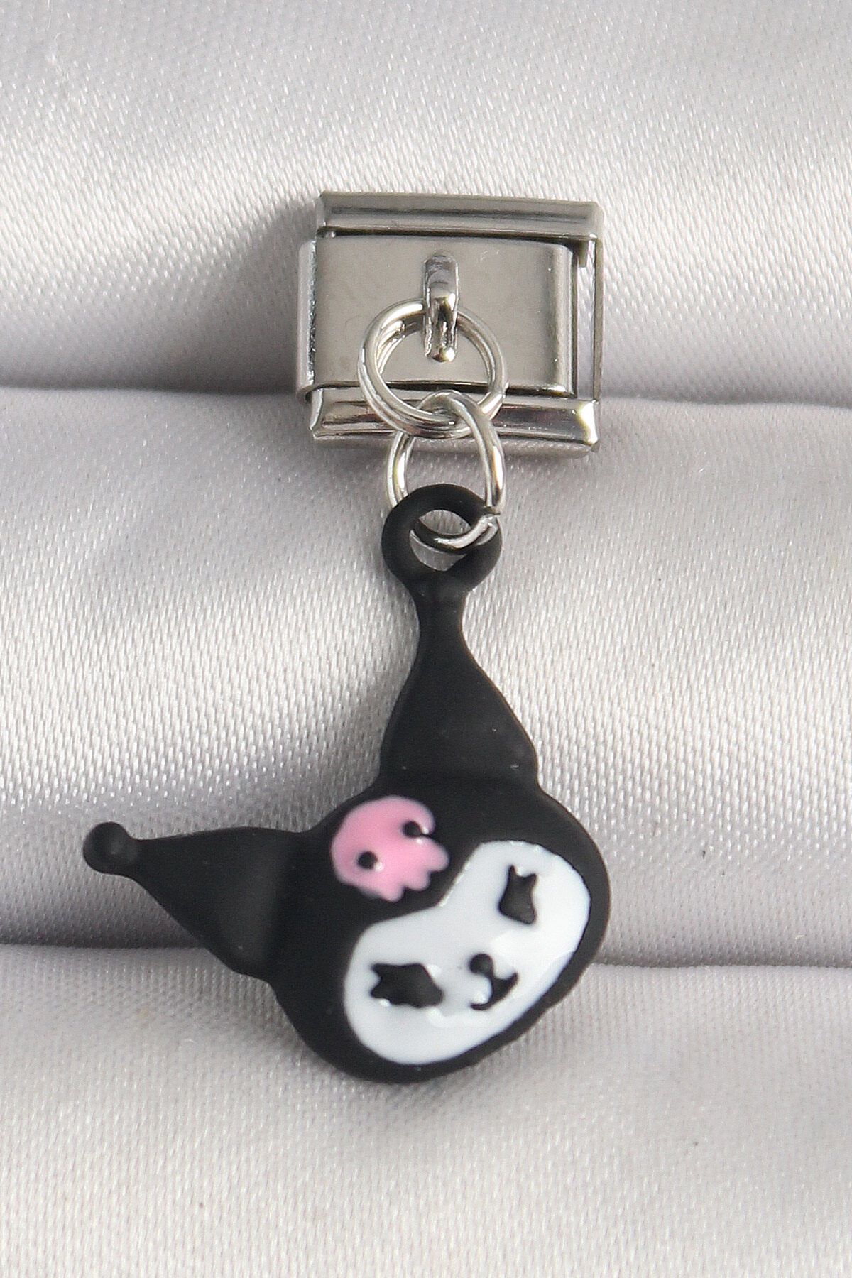 Avantaj Kapıda ® 316L Çelik Gümüş Renk Kuromi Model Nomination Charm