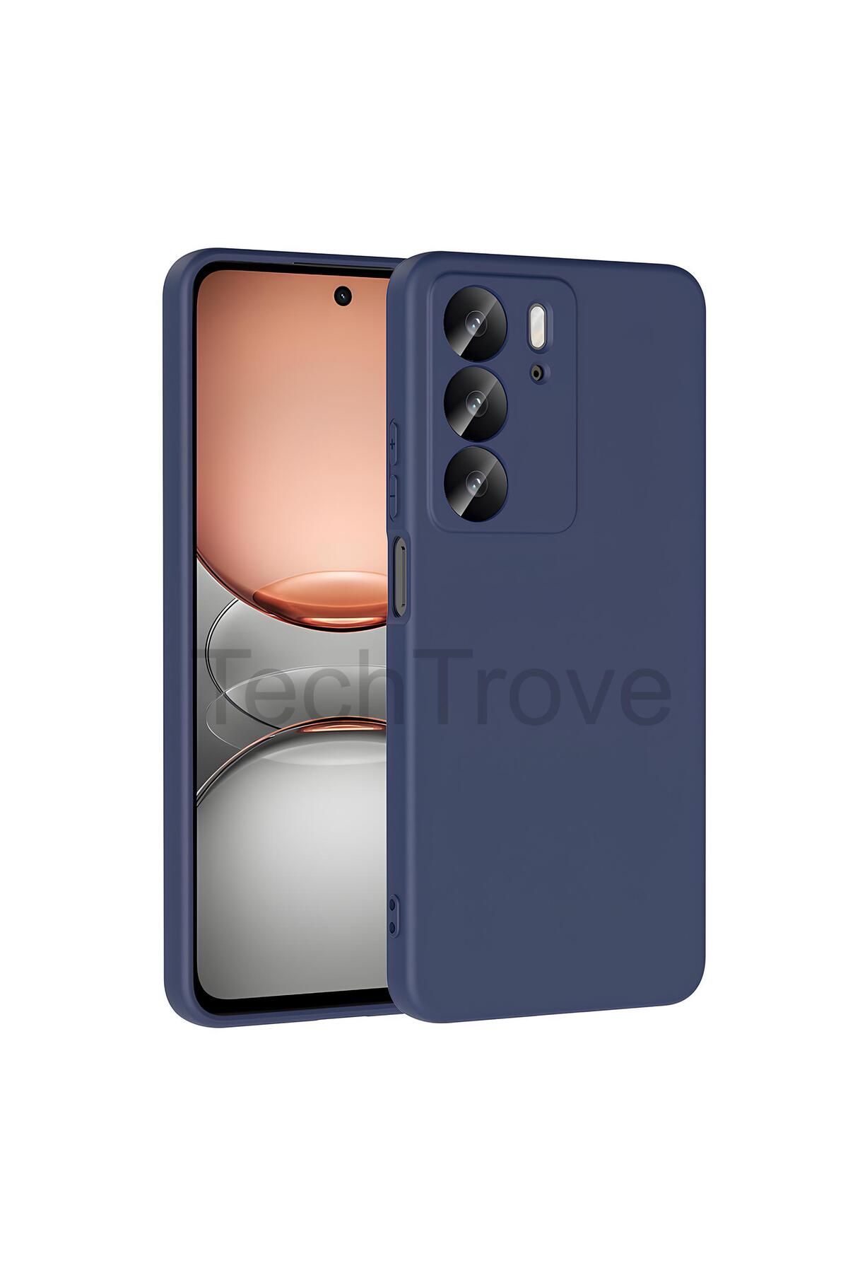 TechTrove Realme C75 Kılıf İçi Kadife Süet Tasarımlı Kamera Korumalı Renkli Silikon Kapak