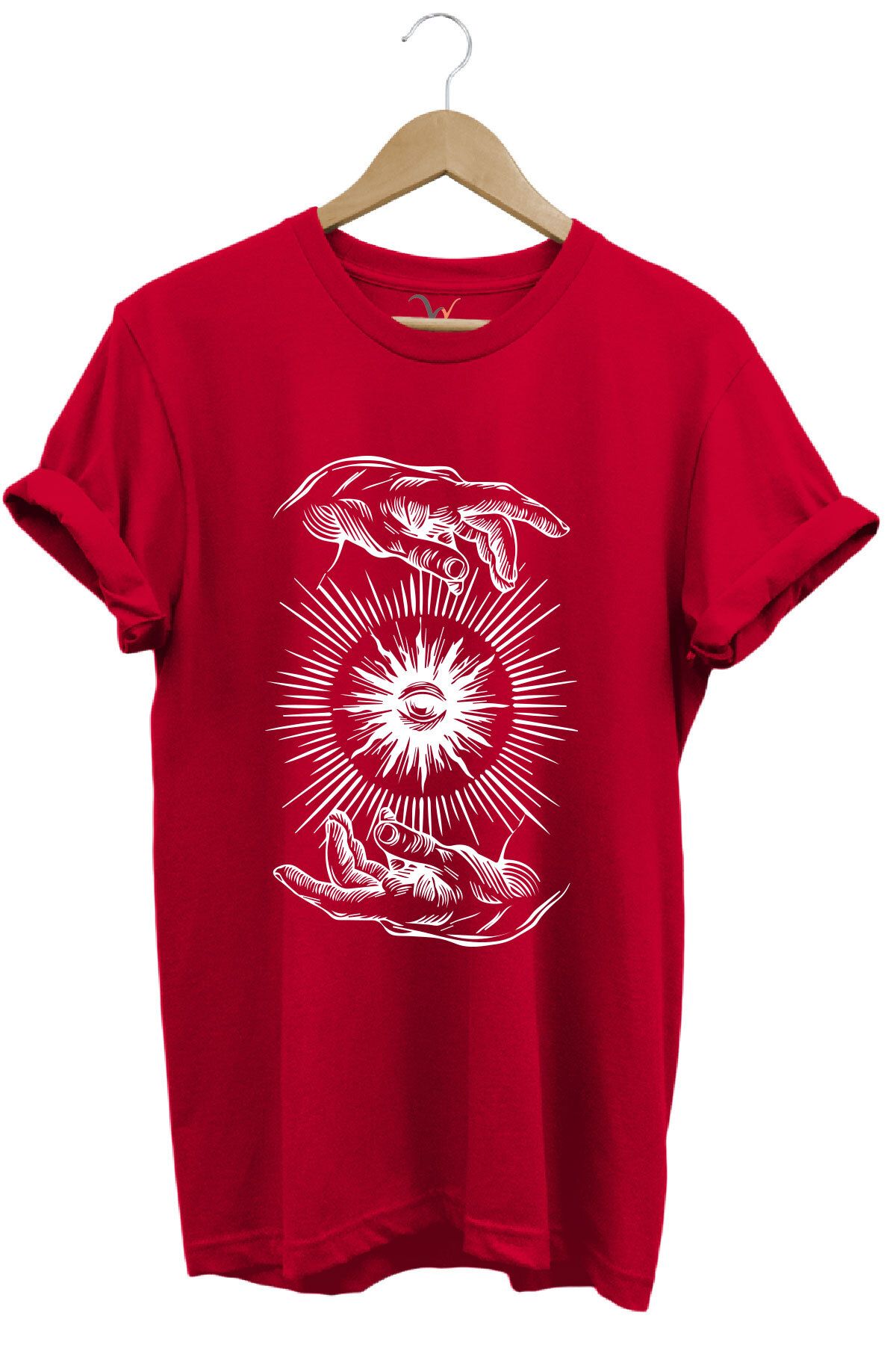 onsrawear Yaratılış Temalı %100 Pamuk Basic T-shirt