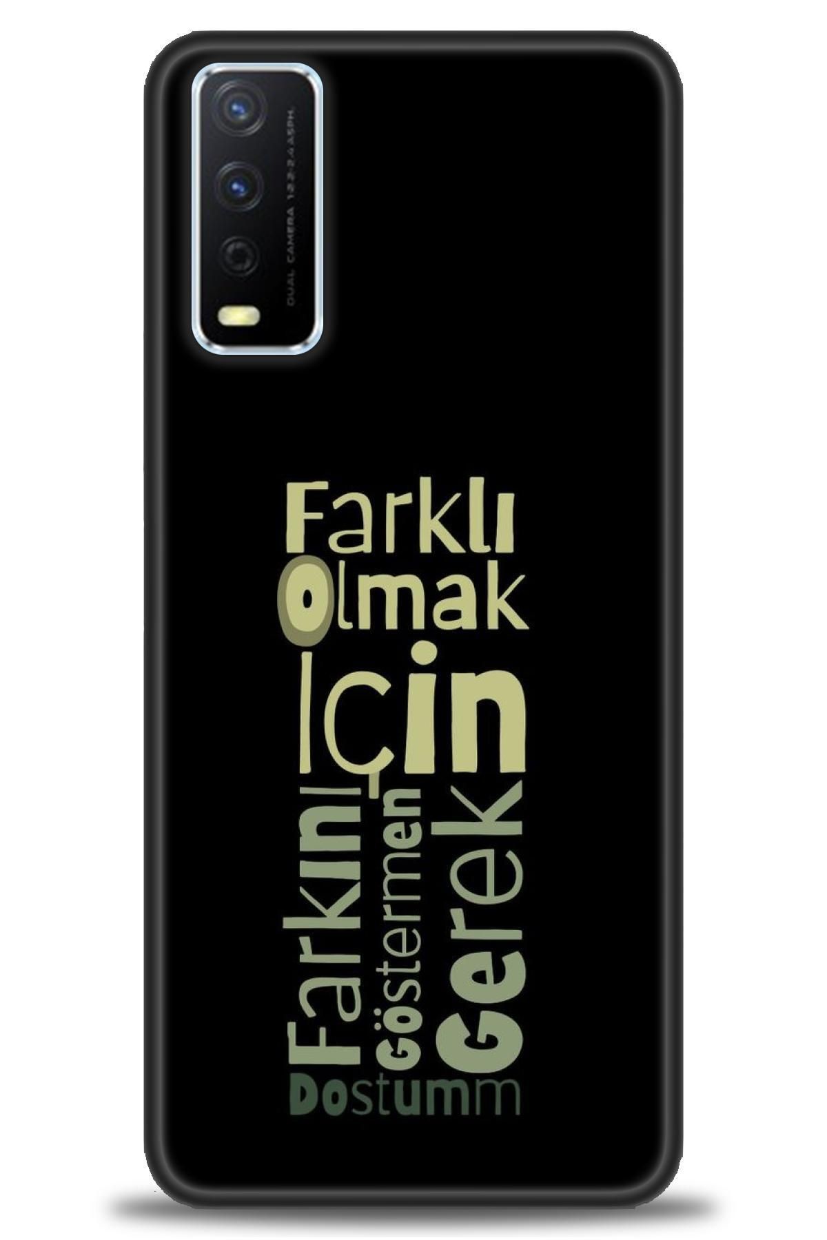 CooperTech Vivo Y20 / Y20S İle Uyumlu HD Baskılı Silikon Kılıf / Y V ÖzelSeri Vivo - 2472