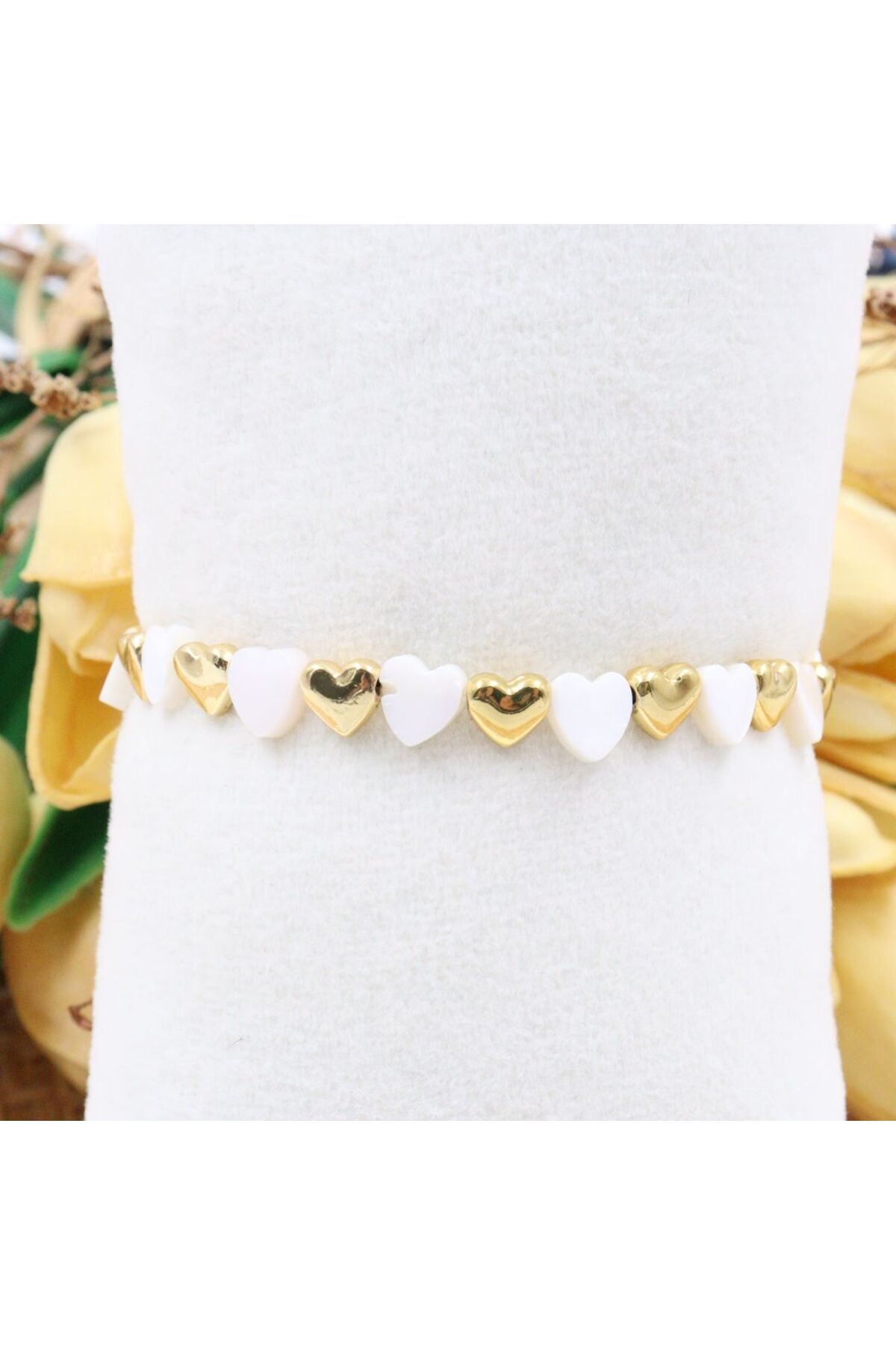 mercanjewelry ve Gold Kaplama Kalp Bileklik