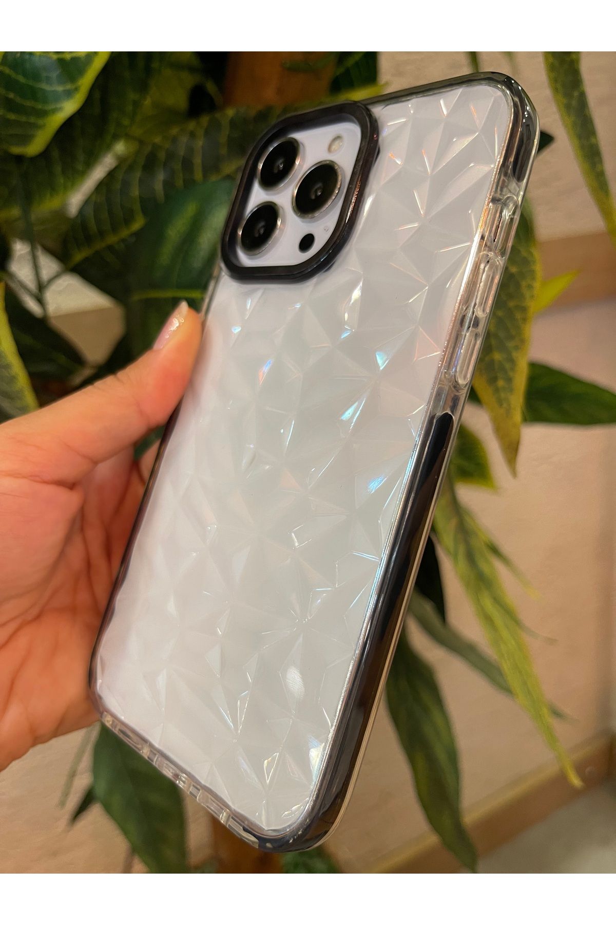 RİZVO Iphone 14 PRO MAX Uyumlu Impact Serisi Lüks Darbe Emici Kaymaz Esnek Silikon Şeffaf Kılıf