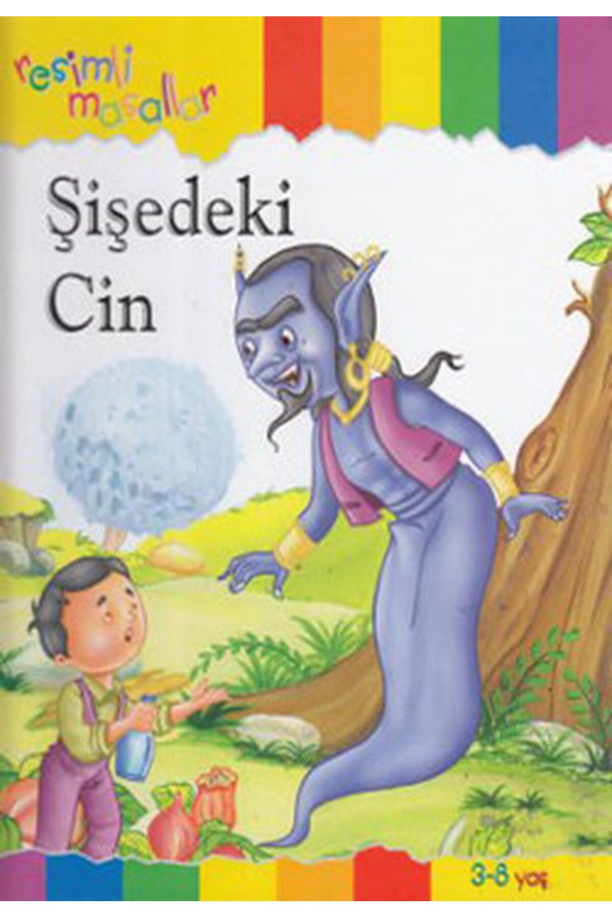 Final Kültür Sanat Yayınları Resimli Masallar - Şişedeki Cin (Ciltli)