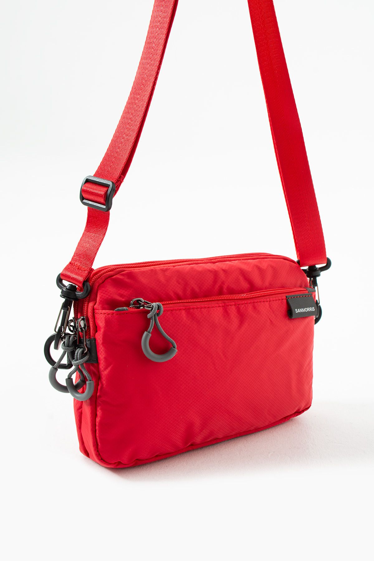 OLDSO-Sanmorris Women's 4 Compartment Parachute Fabric Adjustable Crossbody Bag 6012 2