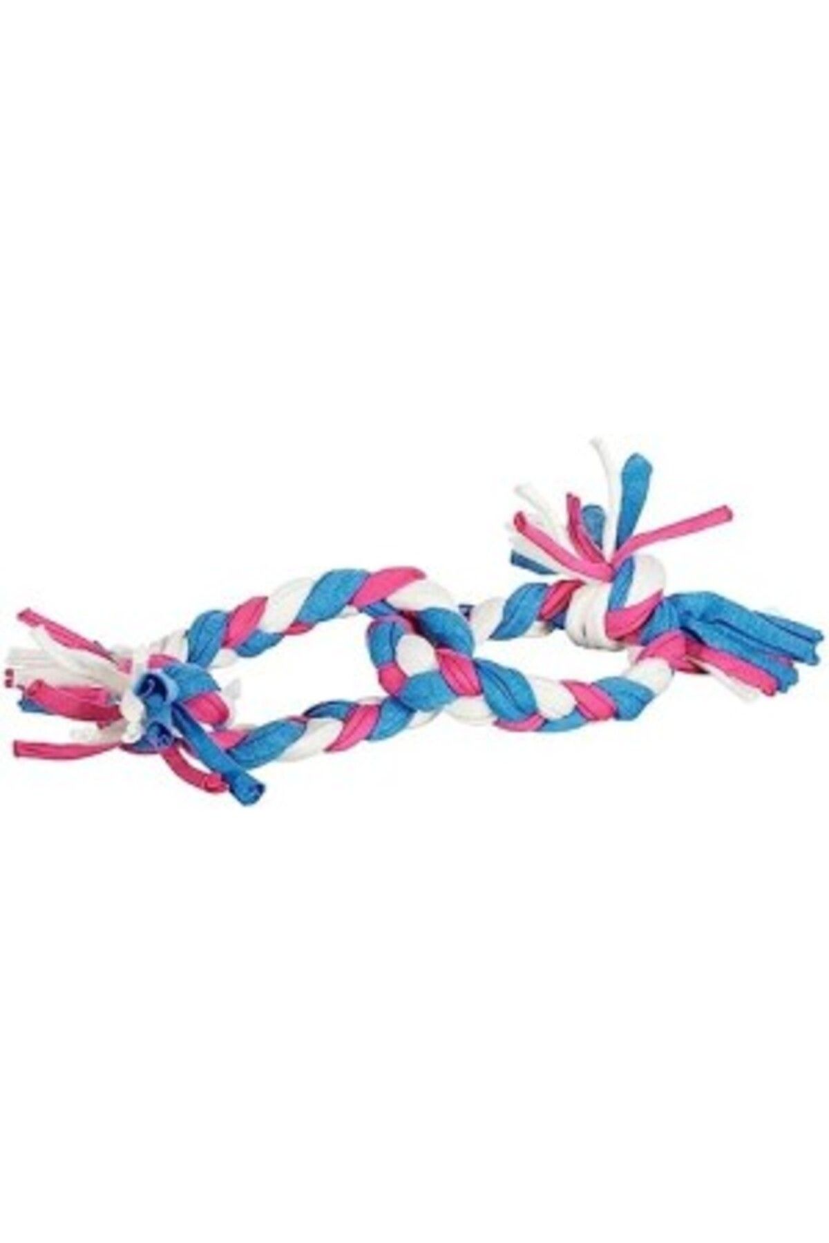 Orqinel EuroDog Köpek Diş İpi 2 Halka 35cm (Mavi-Kır-Bey)