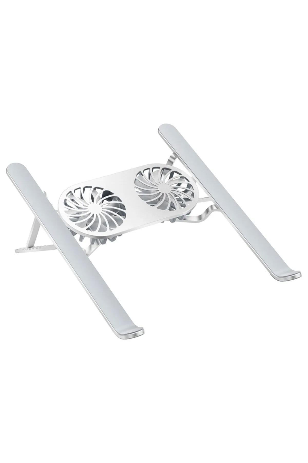 estevia Çift Fanli Taşinabilir Alüminyum Notebook Soğutucu Stand (4172) Yeni!!!