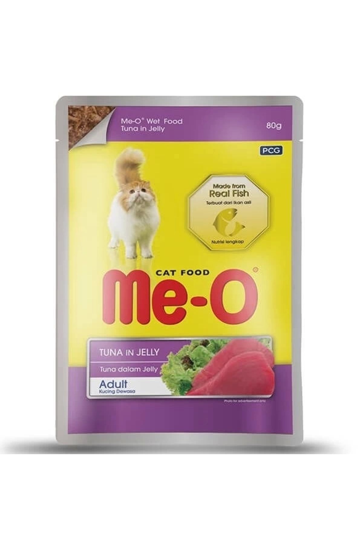 No8 Home Meo Adult Jöle Ton Balıklı Yetişkin Pouch Kedi Maması 80 Gr