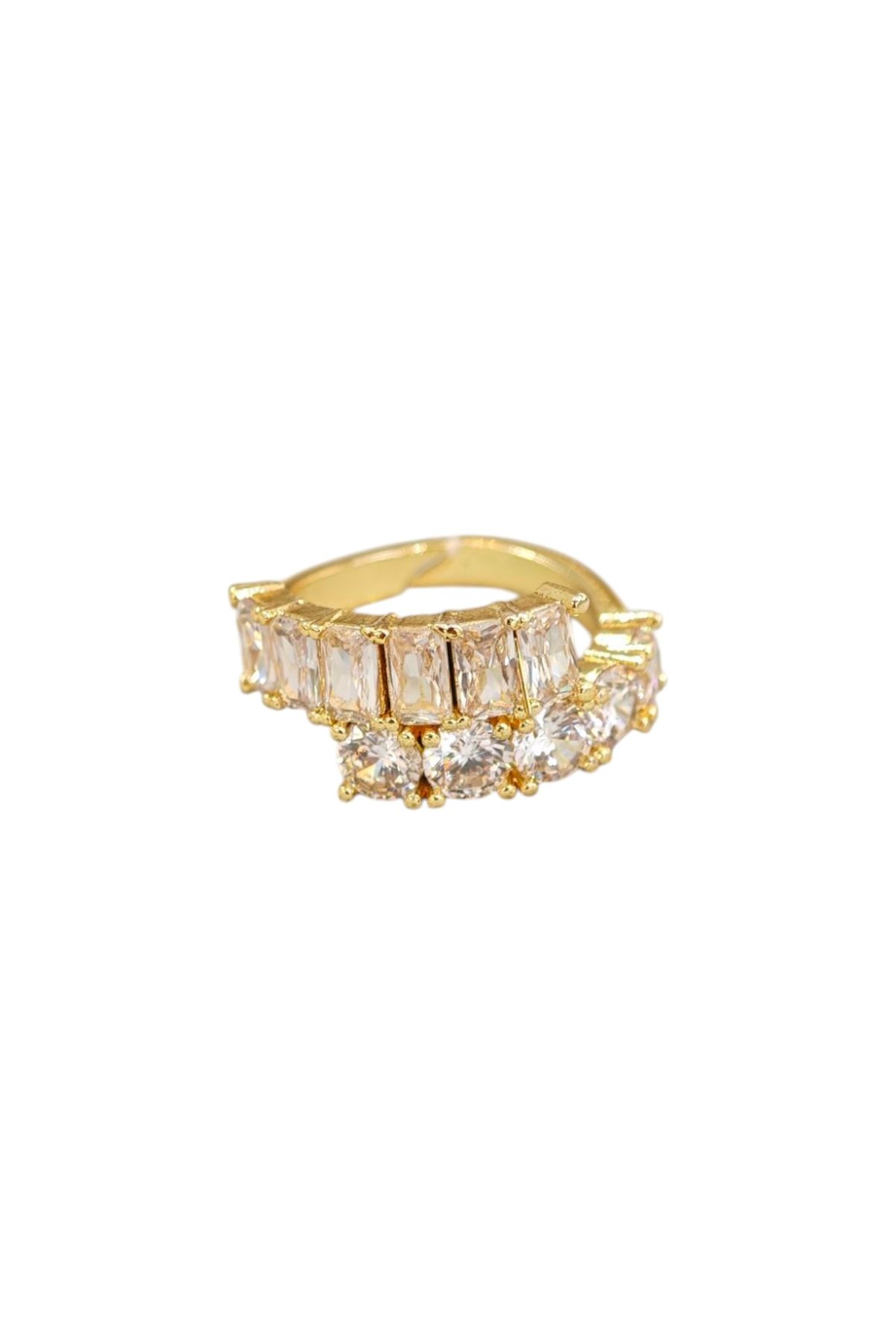Bluw Jewelry Zirkon Taşlı Ayarlanabilir Yüzük MKX1