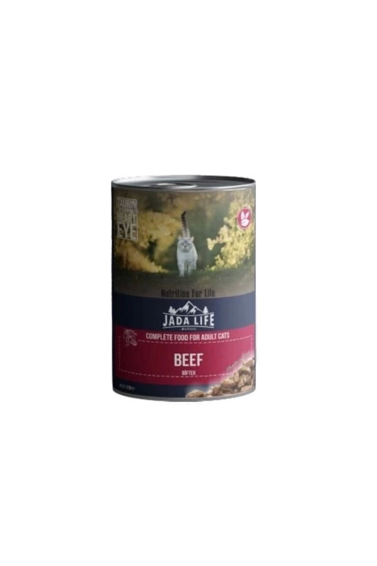 No8 Home Jada Life Biftekli Parça Etli Yetişkin Konserve Kedi Maması 415 Gr