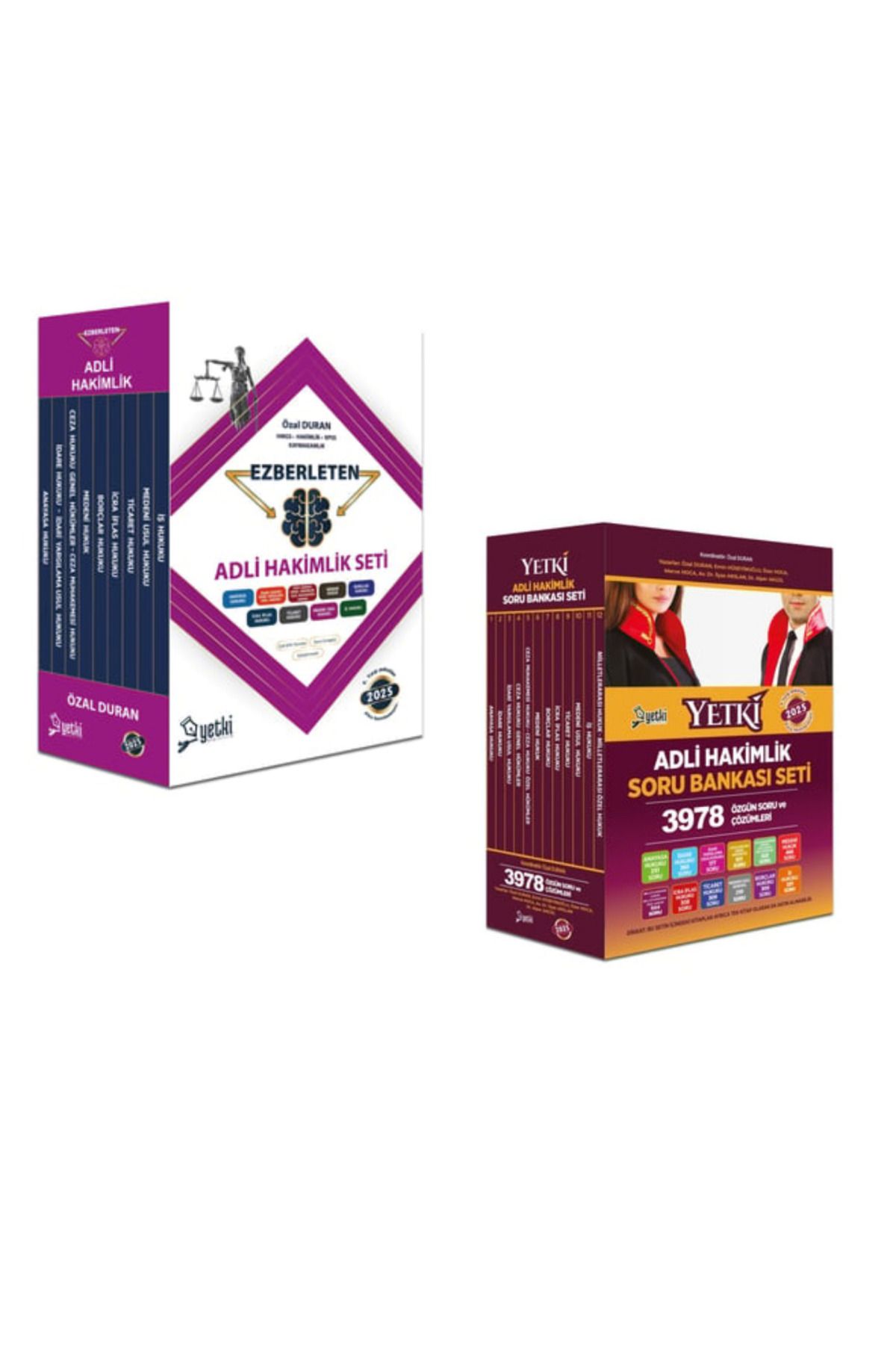 Yetki Yayıncılık ADLİ HAKİMLİK EZBERLETEN SET + ADLİ HAKİMLİK SORU BANKASI SETİ 2025