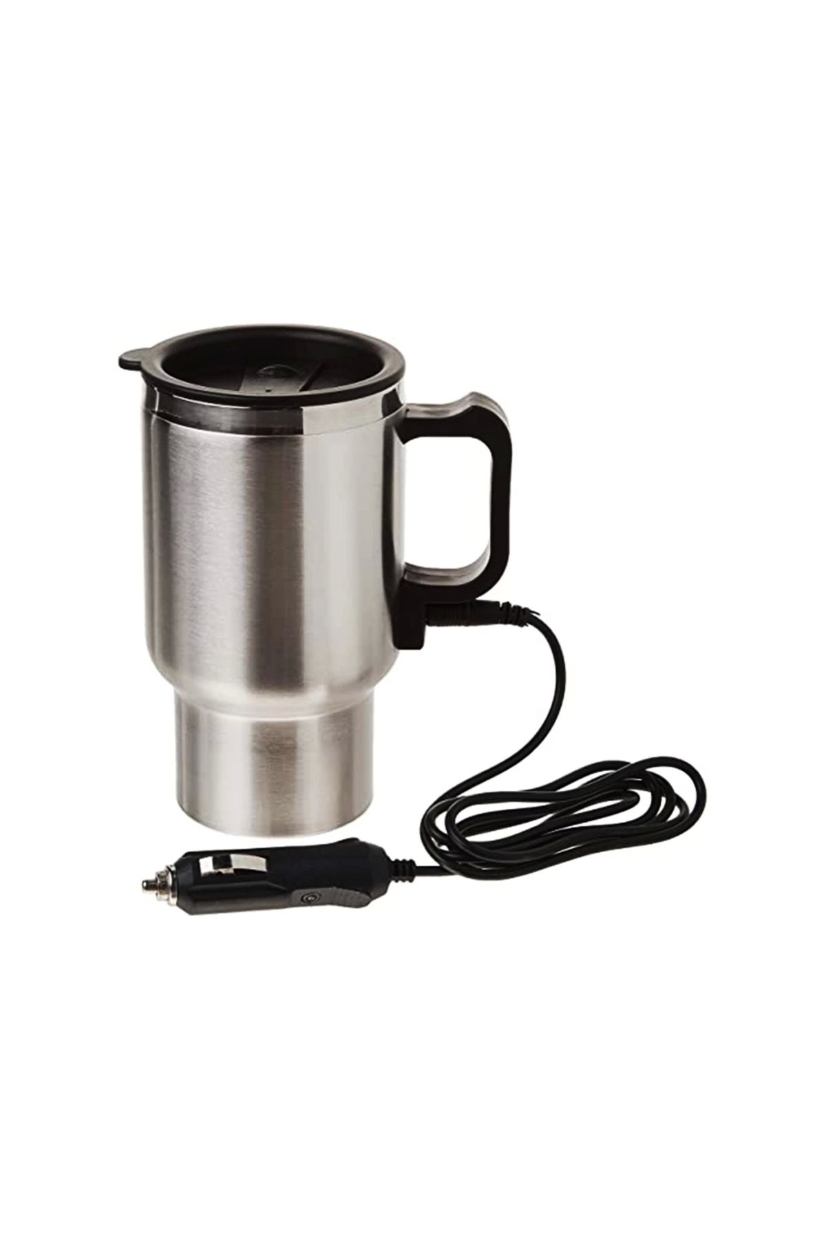 Lenaca Araç - Oto- 12v Çelik Bardak Kettle Su Isıtıcısı Çakmaklık Fişli