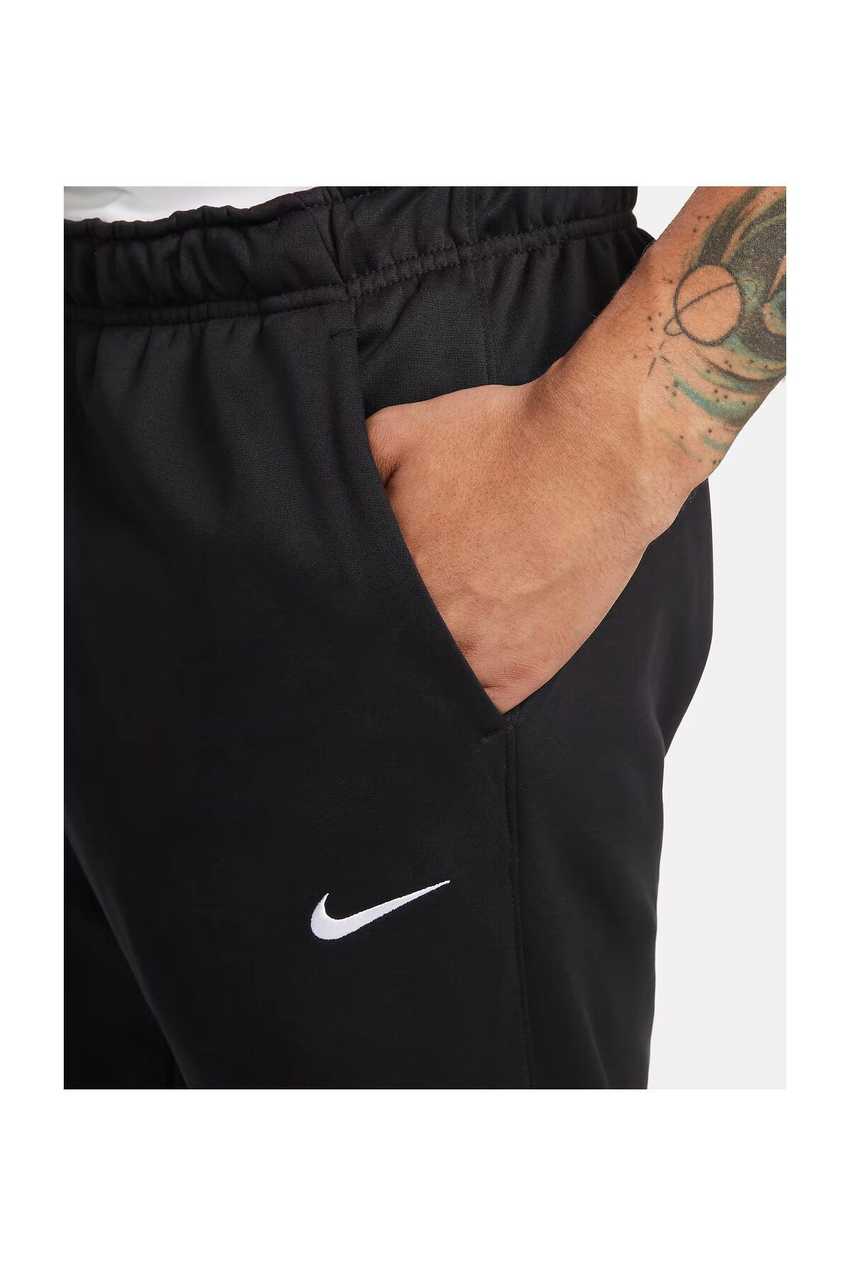 Nike-Τυπικό μαύρο - γκρι - ασημί ανδρικό αθλητικό παντελόνι DQ5405-010 M NK TF PANT TAPER 3