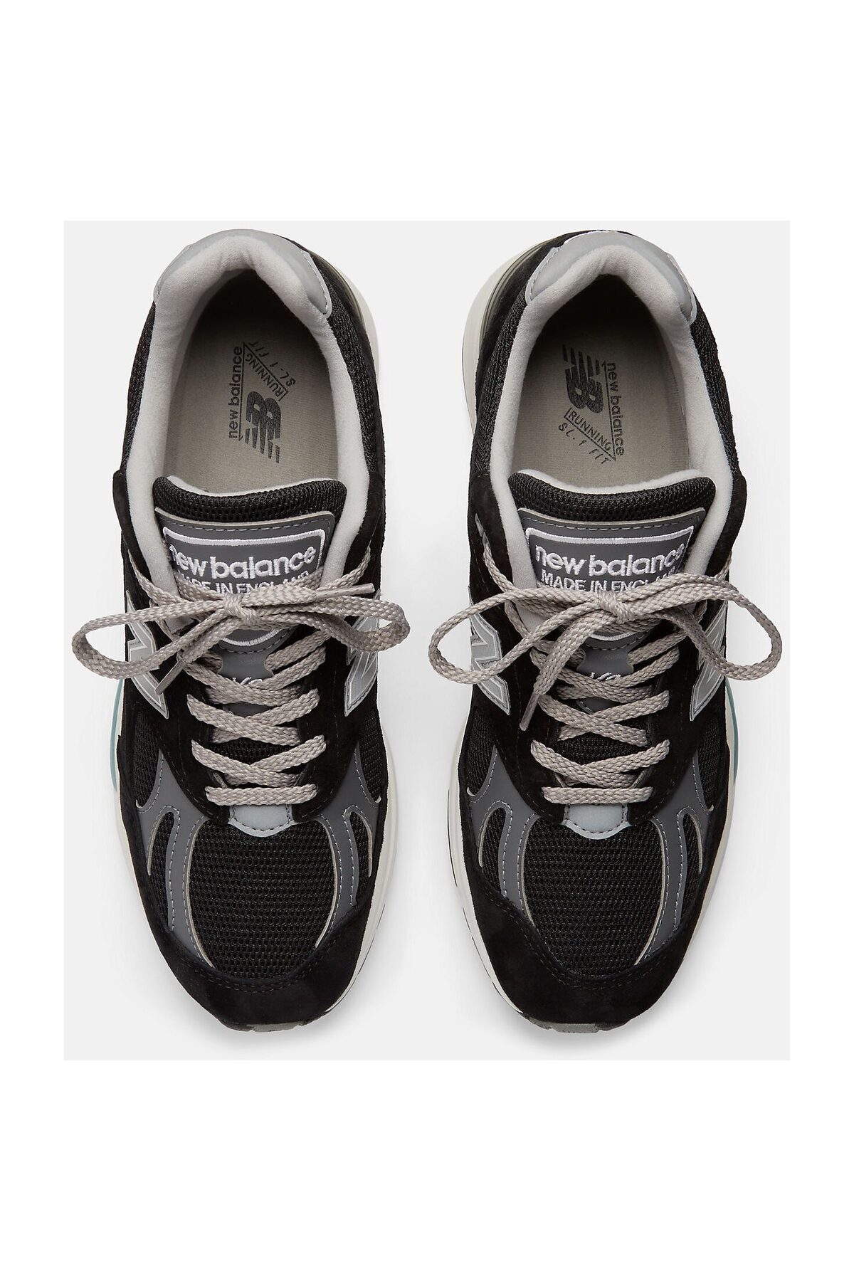 کفش اسنیکر نیو بالانس مردانه چرم مصنوعی مشکی بیسیک راسته      کژوال/روزمره | New Balance U991BK2 VN - تصویر 4