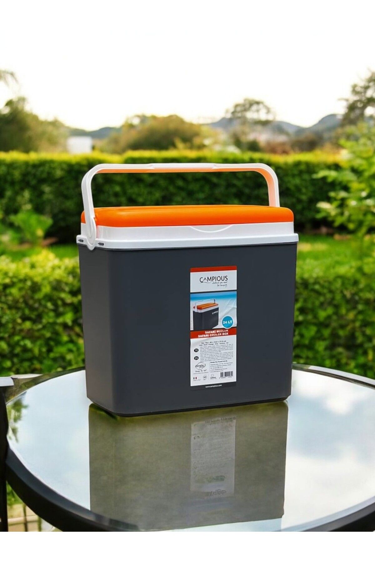 Padilon Safari 24 Lt Taşınabilir Portatif Buzluk Soğutucu Cooler Box Turuncu