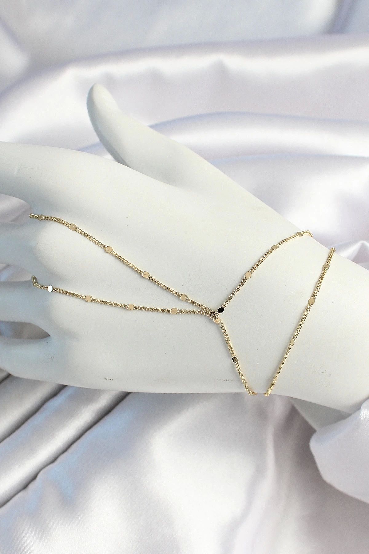 GLIMMERY Pirinç Gold Renk Parçalı Ezme Şahmeran