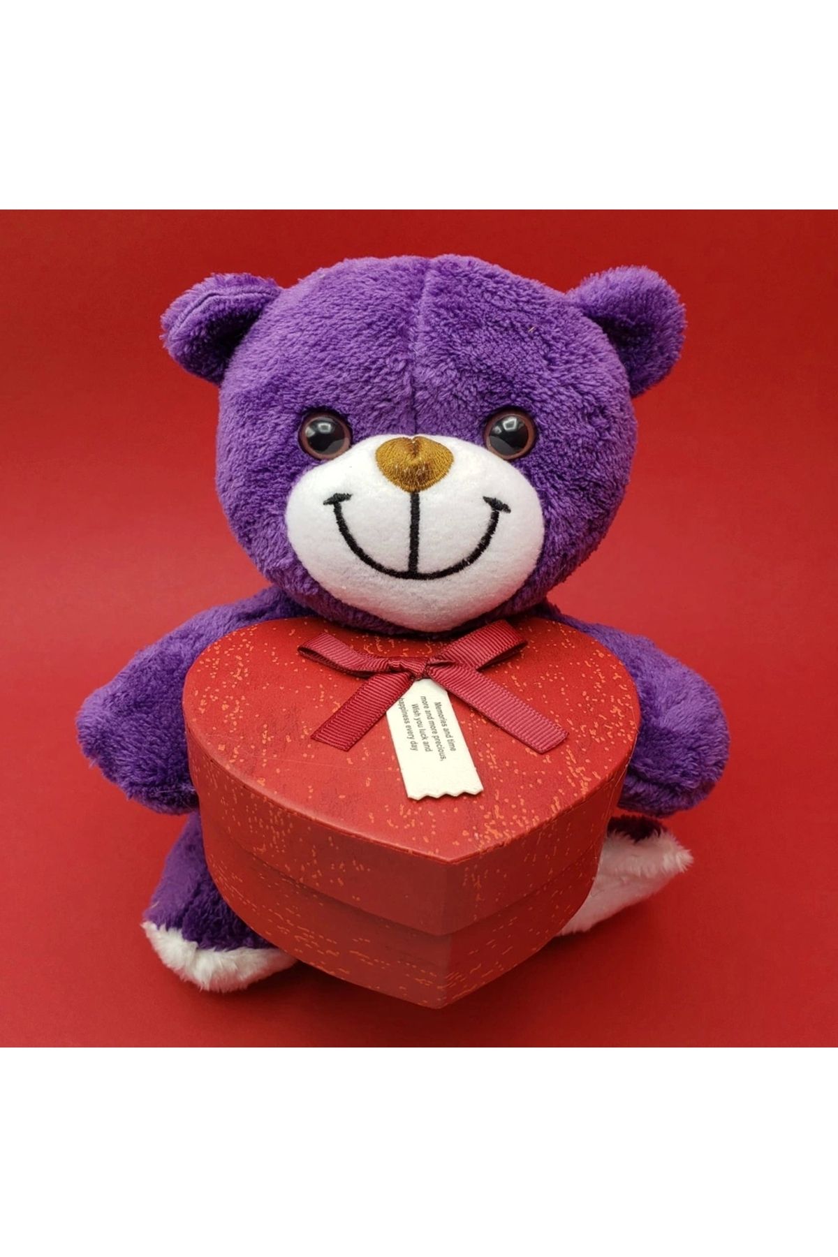 OurStyles Sevimli Kalp Kutulu Peluş Ayıcık