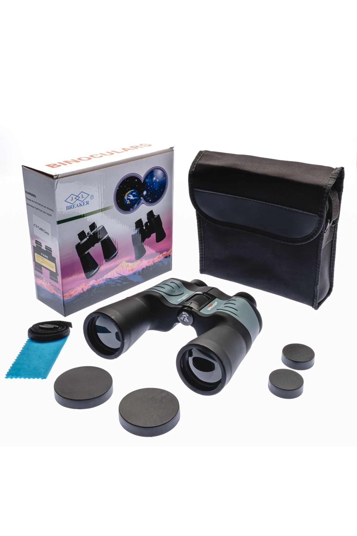 Fixport Breaker 7X50 Ct Profesyonel El Dürbünü – 1000M/56M – Gri
