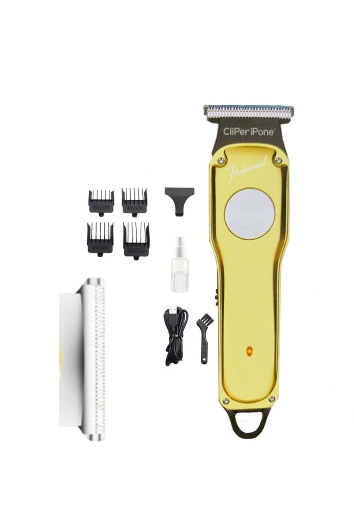 OurStyles Profesyonel Usb Şarjlı Berber Tıraş Makinesi Saç Sakal Tıraş Makinası Erkek Bakım Seti 85