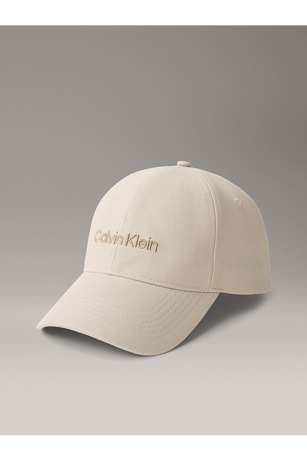 Calvin Klein Linen Logo Cap