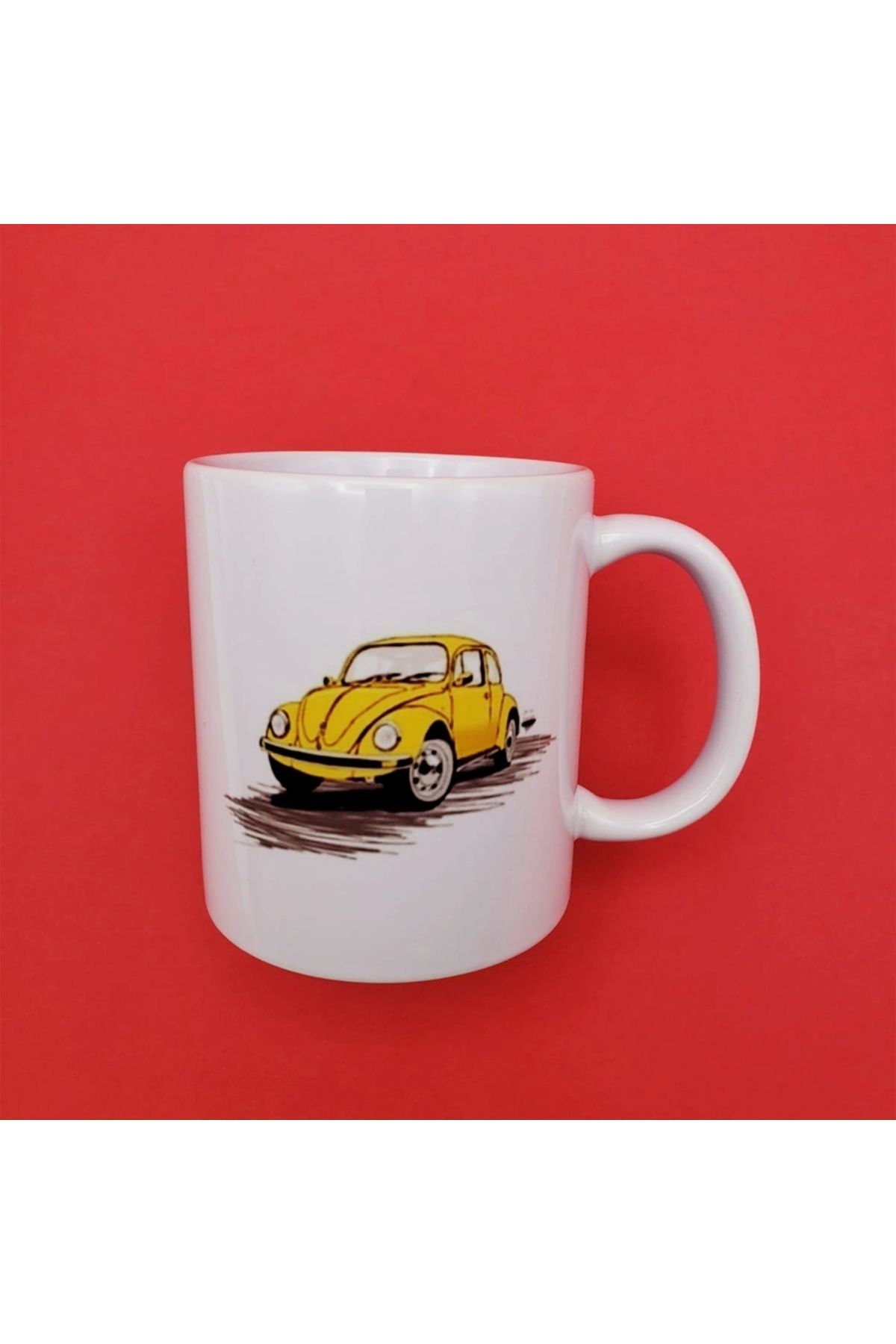 OurStyles Sarı Vosvos Tasarım Kupa Bardak