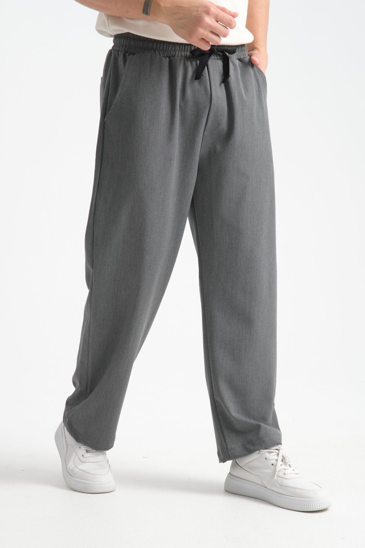 Redline-Men's Baggy Fabric Trousers - Ferith 4