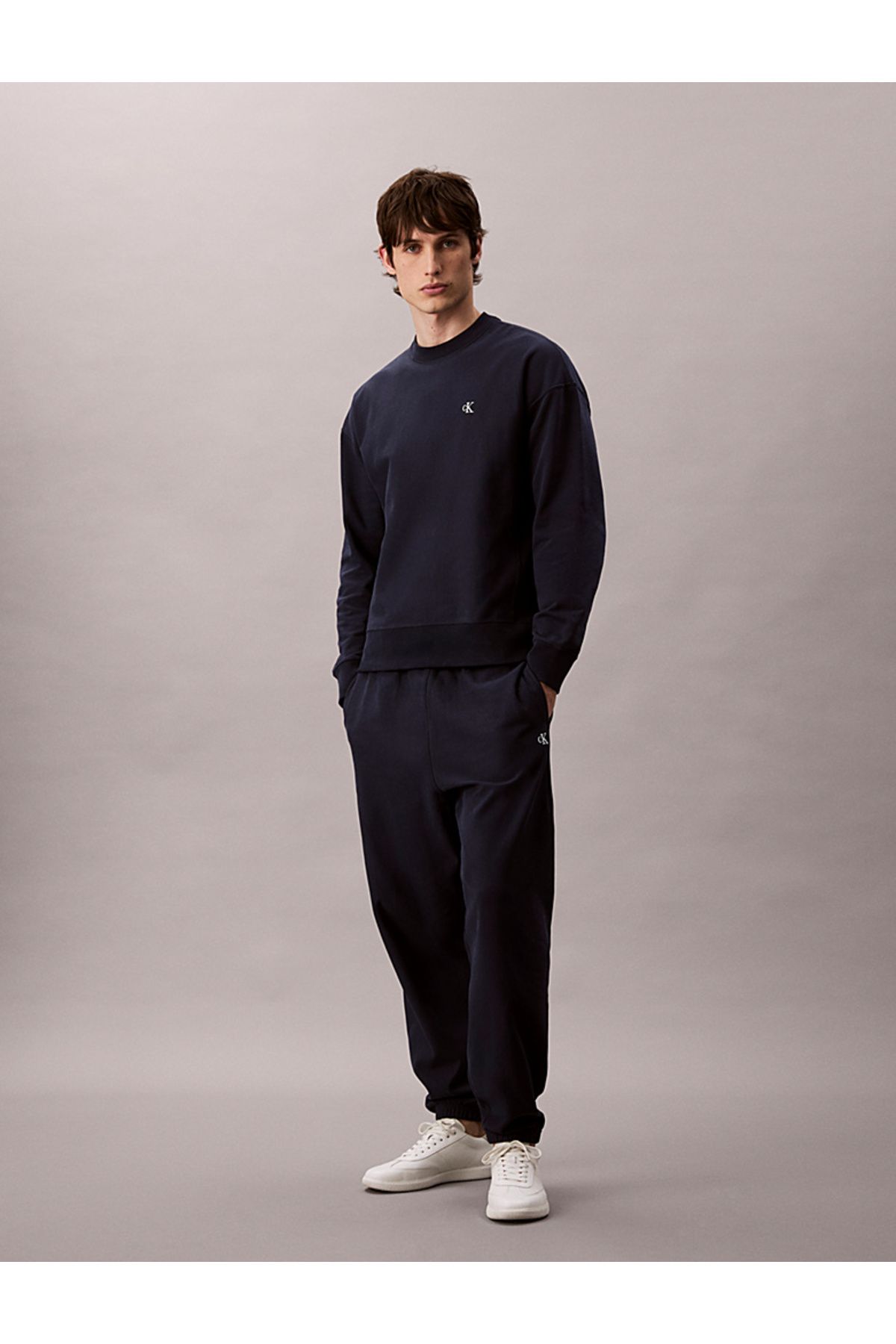 Calvin Klein Cotton Terry Monogram Joggers
