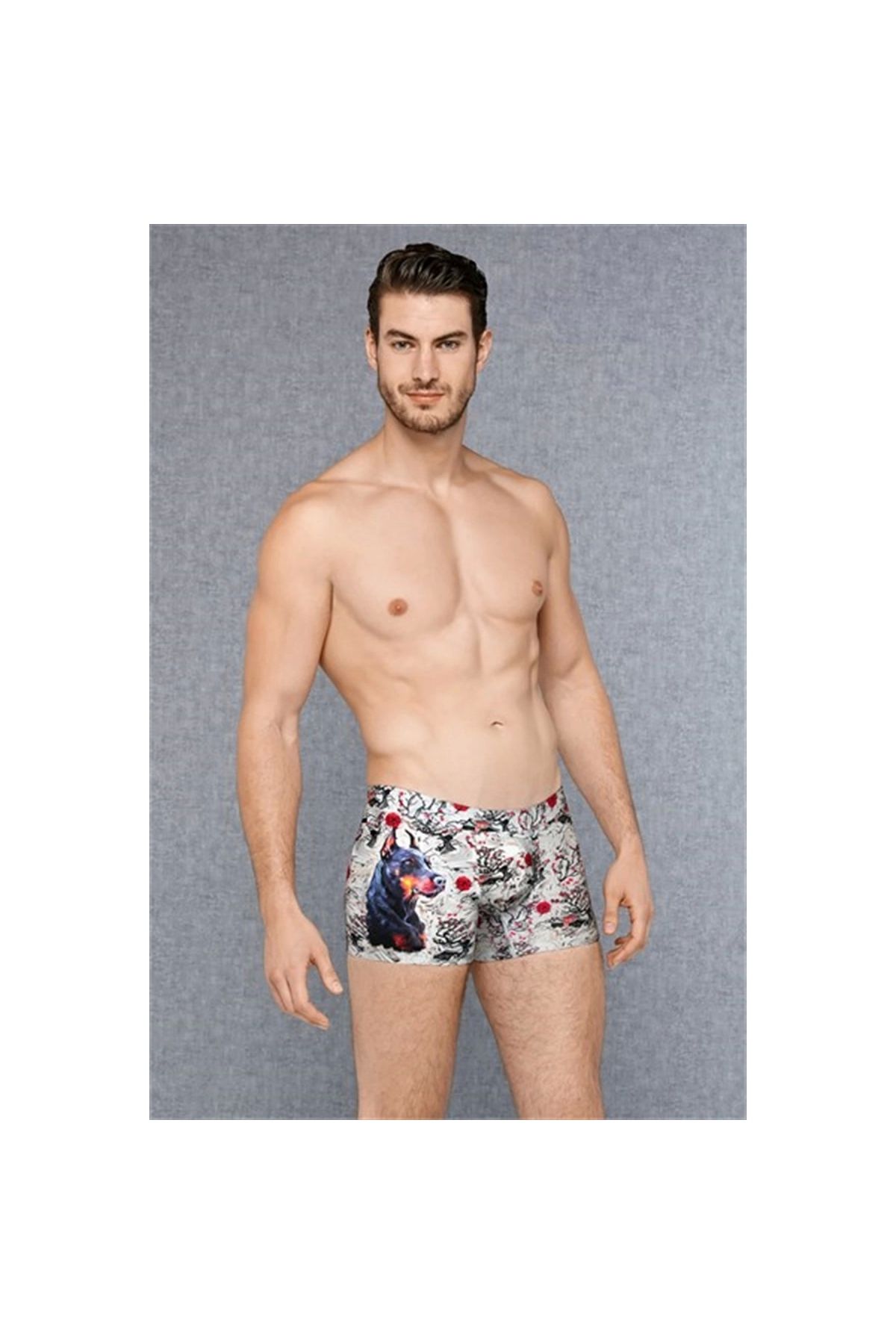 Narnuga MİRAXX Doreanse Erkek Modal Baskılı Boxer 1808