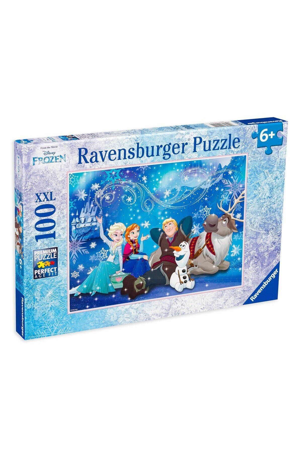 Easy Tedarik 109111 Frozen II Ice Magic 100 parça XXL Ravensburger Puzzle