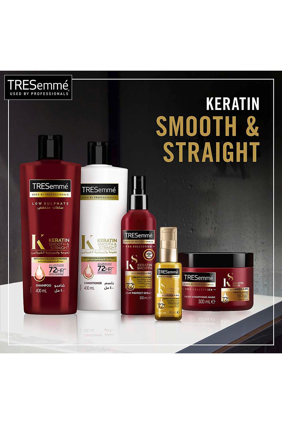 Tresemme-TRESemTRESemmé Keratin Smooth Shampoo with Argan Oil – 5-in-1 Smoothing & Frizz Control – 400 ml 6