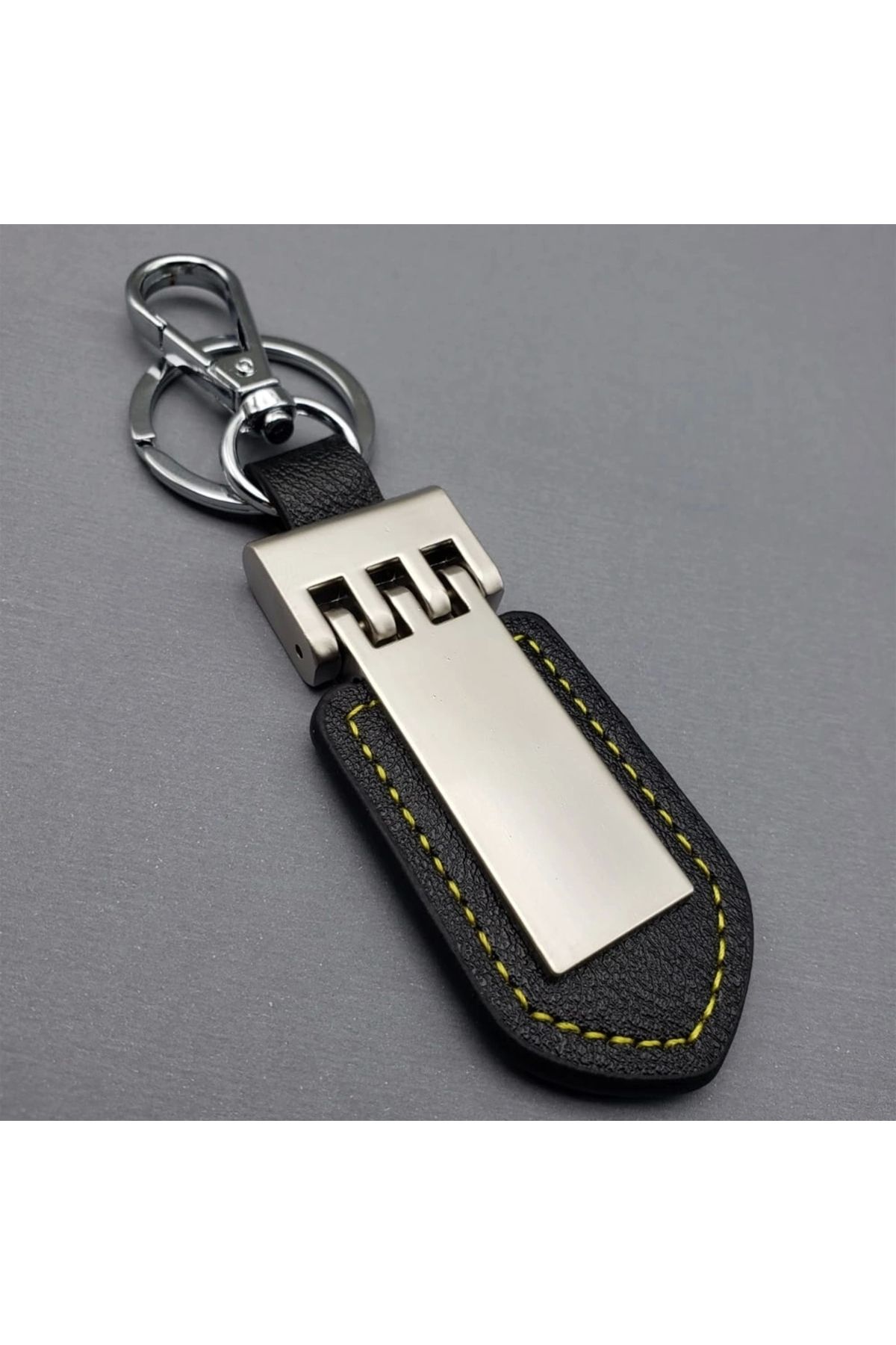 OurStyles Deri Metal Anahtarlık