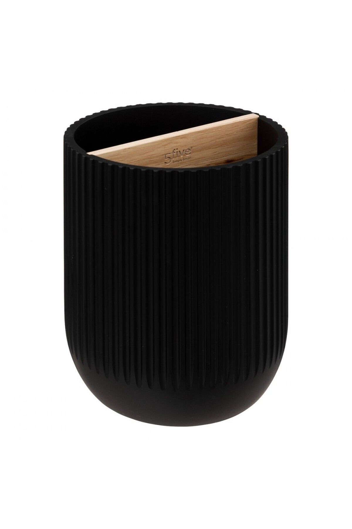 5FIVE Suport Pentru Tacâmuri Blackwood, Rășină, Negru, 13 X Î 17,8 Cm - One Size