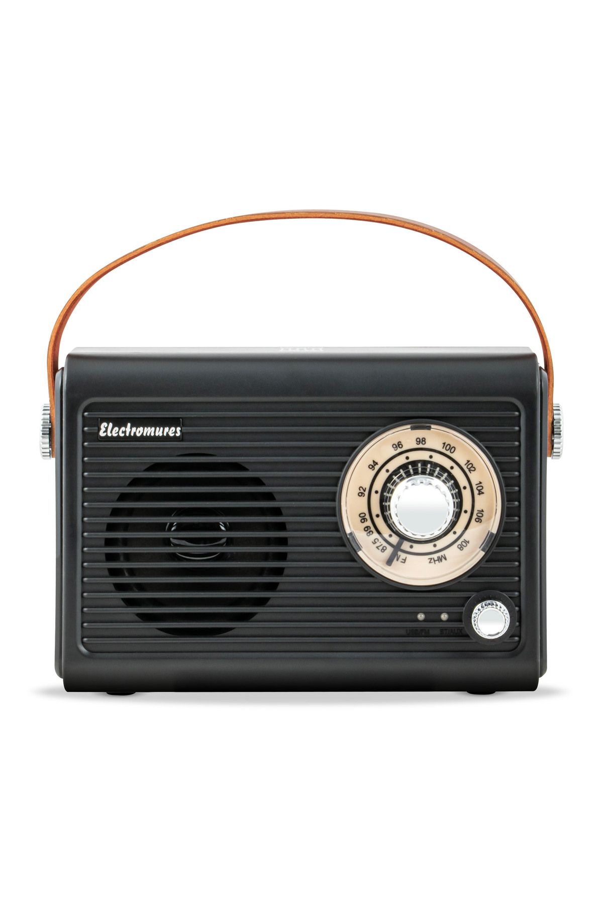 Electromures-Retro radio with Bluetooth speaker Electromures EM 1005, 5V,1500 mAh, Autonomy 6 h, Black 2