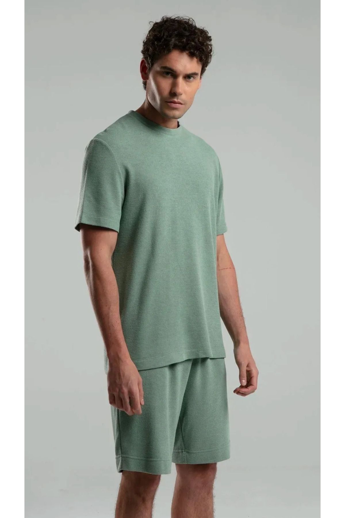BENMANAJ Erkek, Mint, T-shirt Şort Takım