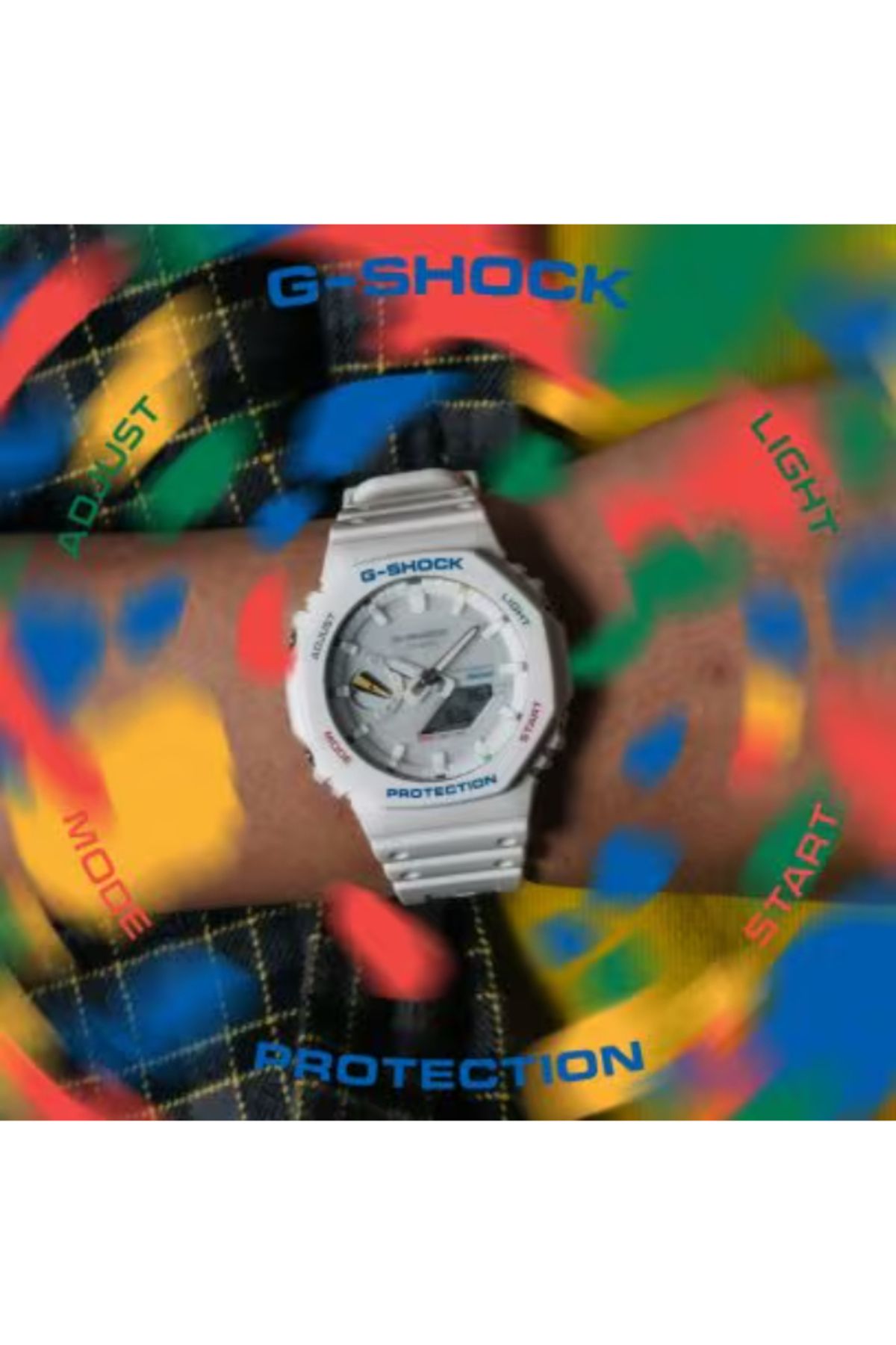 G-SHOCK-G-SHOCK Men's Analog-Digital White Dial Watch - GA-B2100FC-7ADR 5