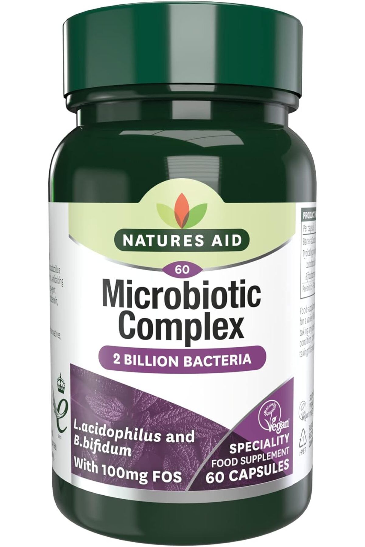 Natures Aid-Probiotic Complex, 60 Capsules 1